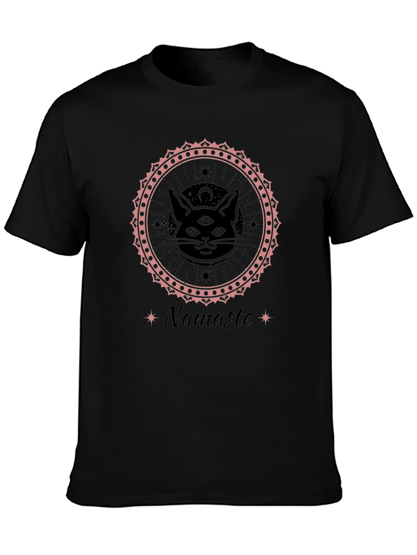 Namaste Cat T-Shirt - Third Eye Chakra Tee