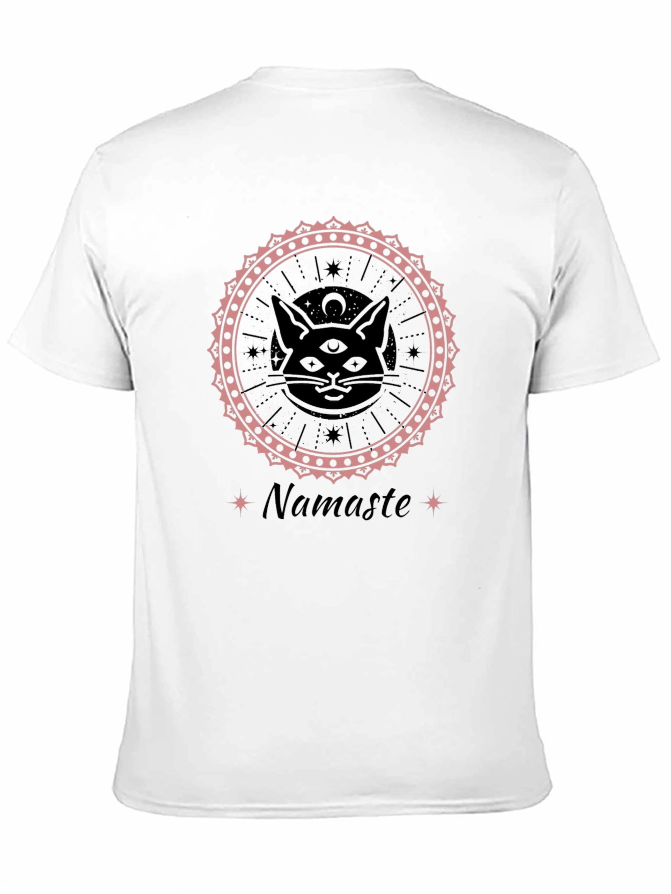 Namaste Cat T-Shirt - Third Eye Chakra Tee