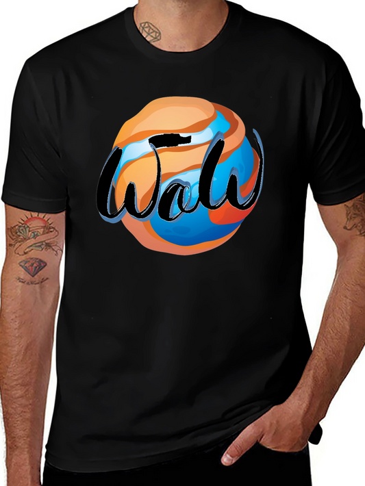 Cool Graphic Tee - Globe Design