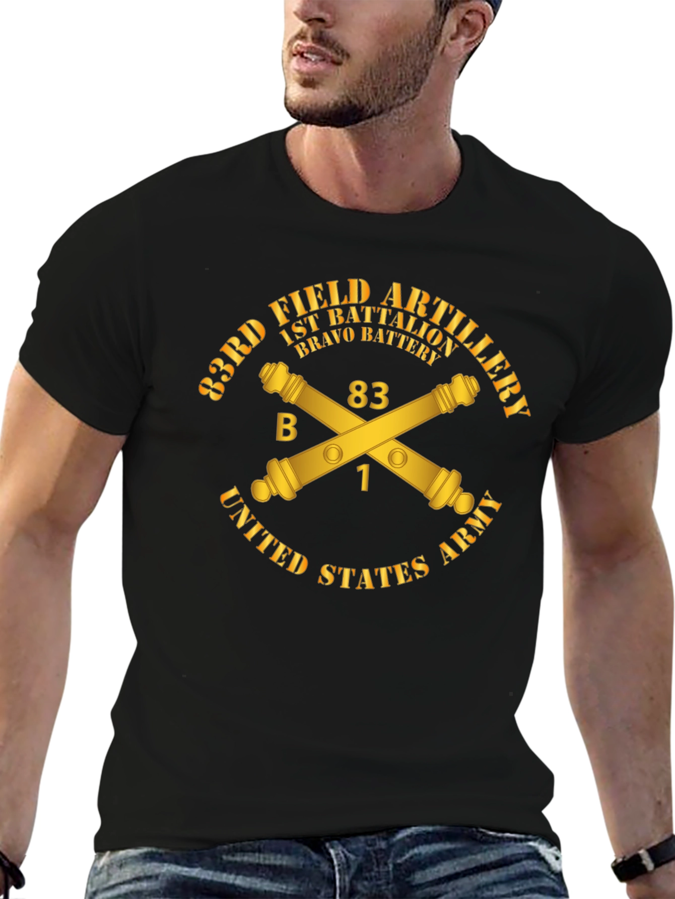 83rd Field Artillery T-Shirt - Bravo Battery