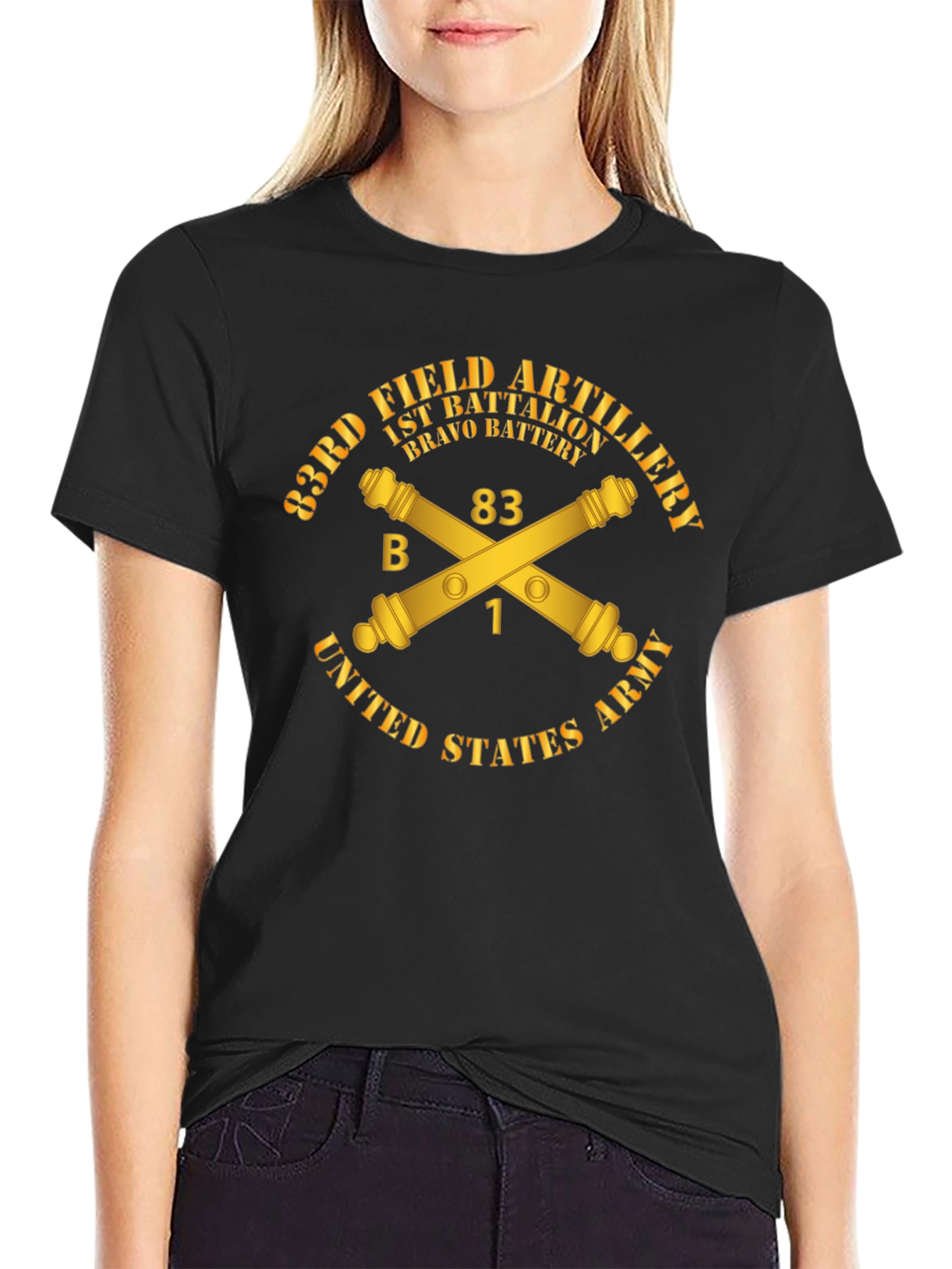 83rd Field Artillery T-Shirt - Bravo Battery