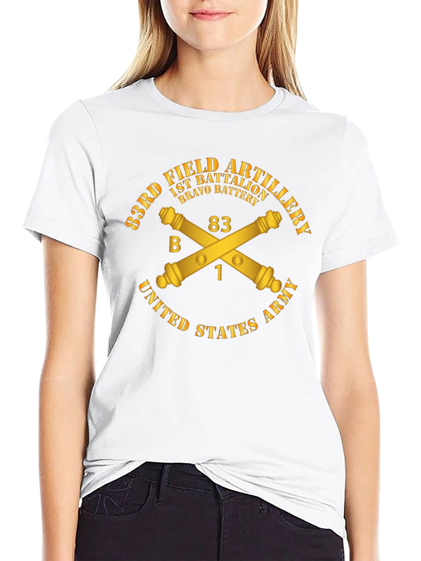 83rd Field Artillery T-Shirt - Bravo Battery