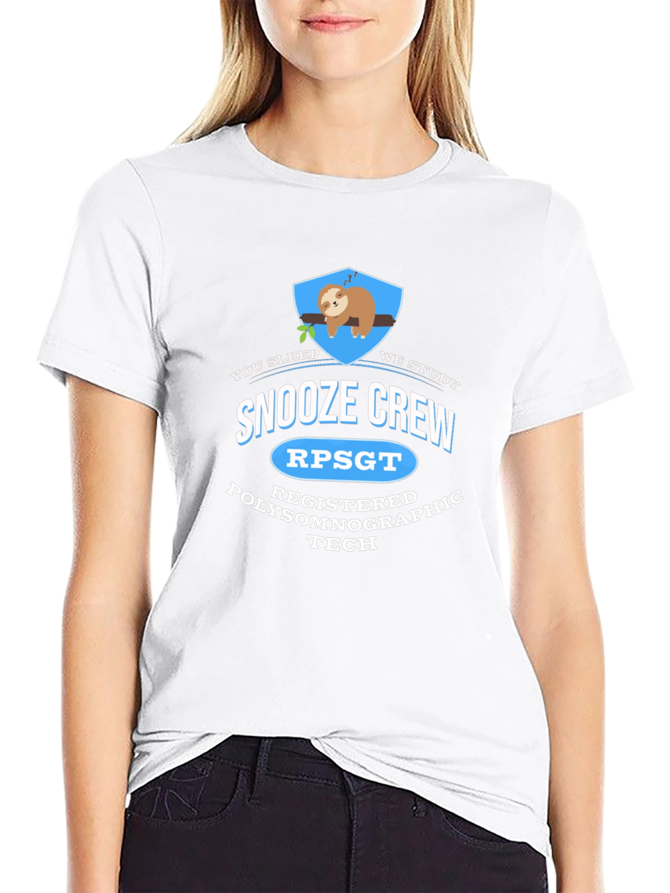 Snooze Crew RPSGT Polysomnographic Tech T-Shirt