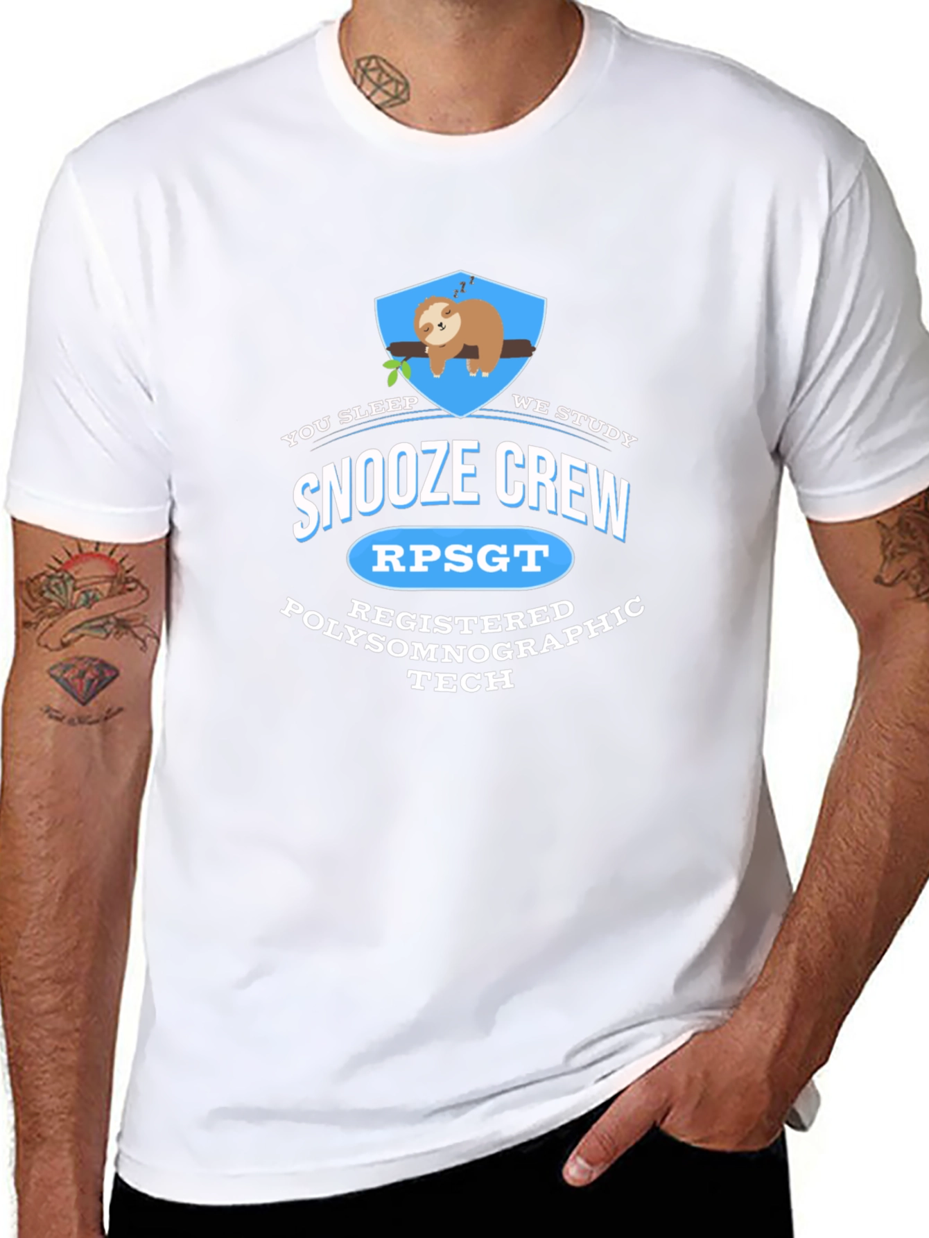 Snooze Crew RPSGT Polysomnographic Tech T-Shirt