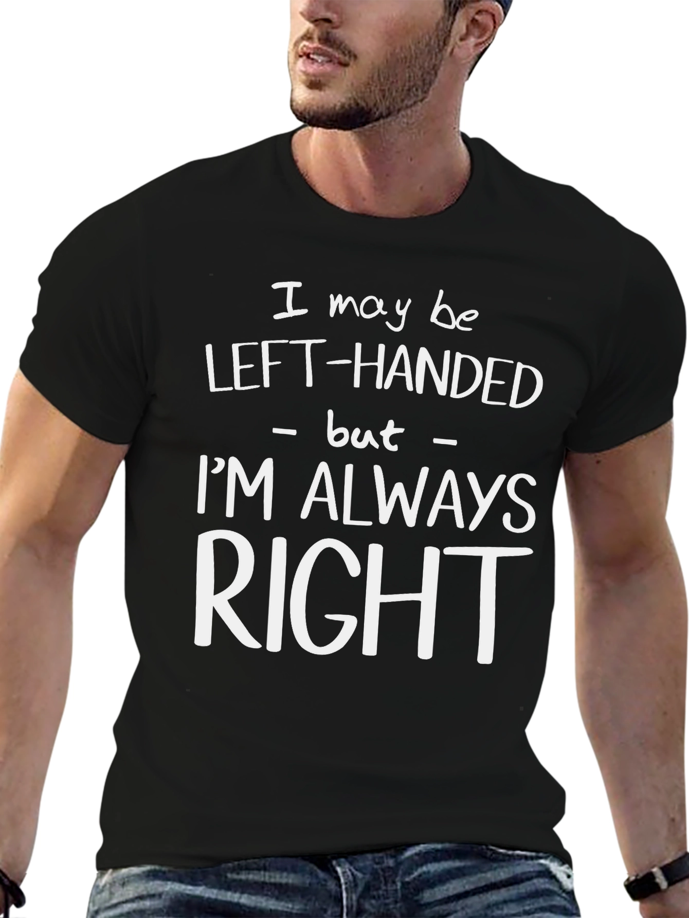 Left-Handed Always Right Graphic Tee