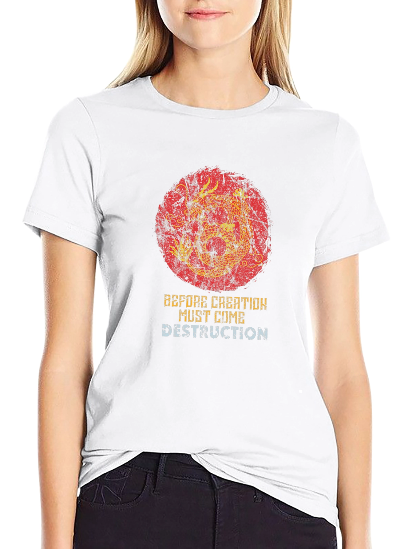 Dragon Destruction Graphic T-Shirt
