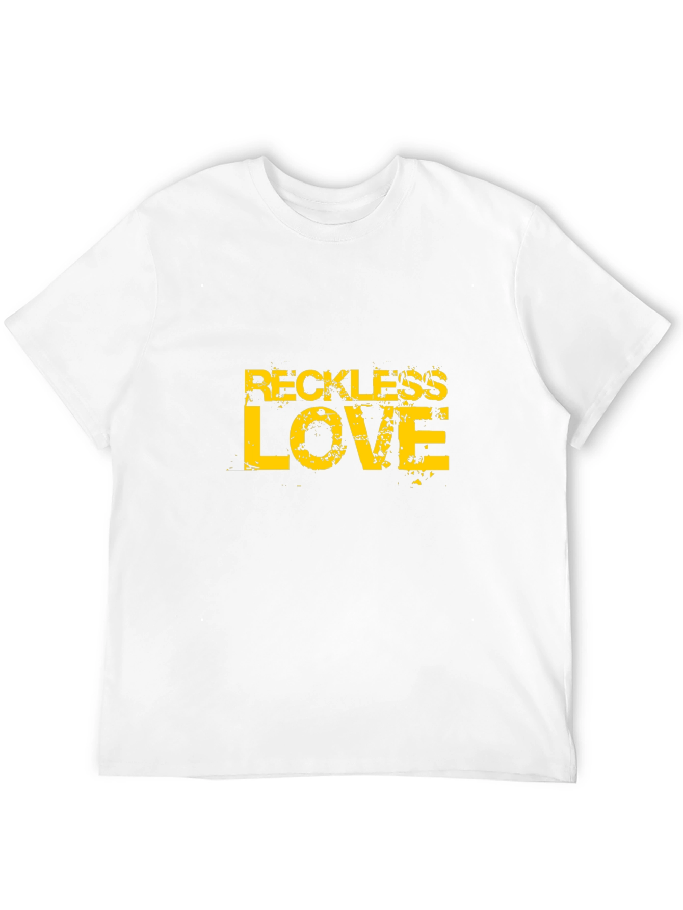 Reckless Love Graphic Print Black T-Shirt