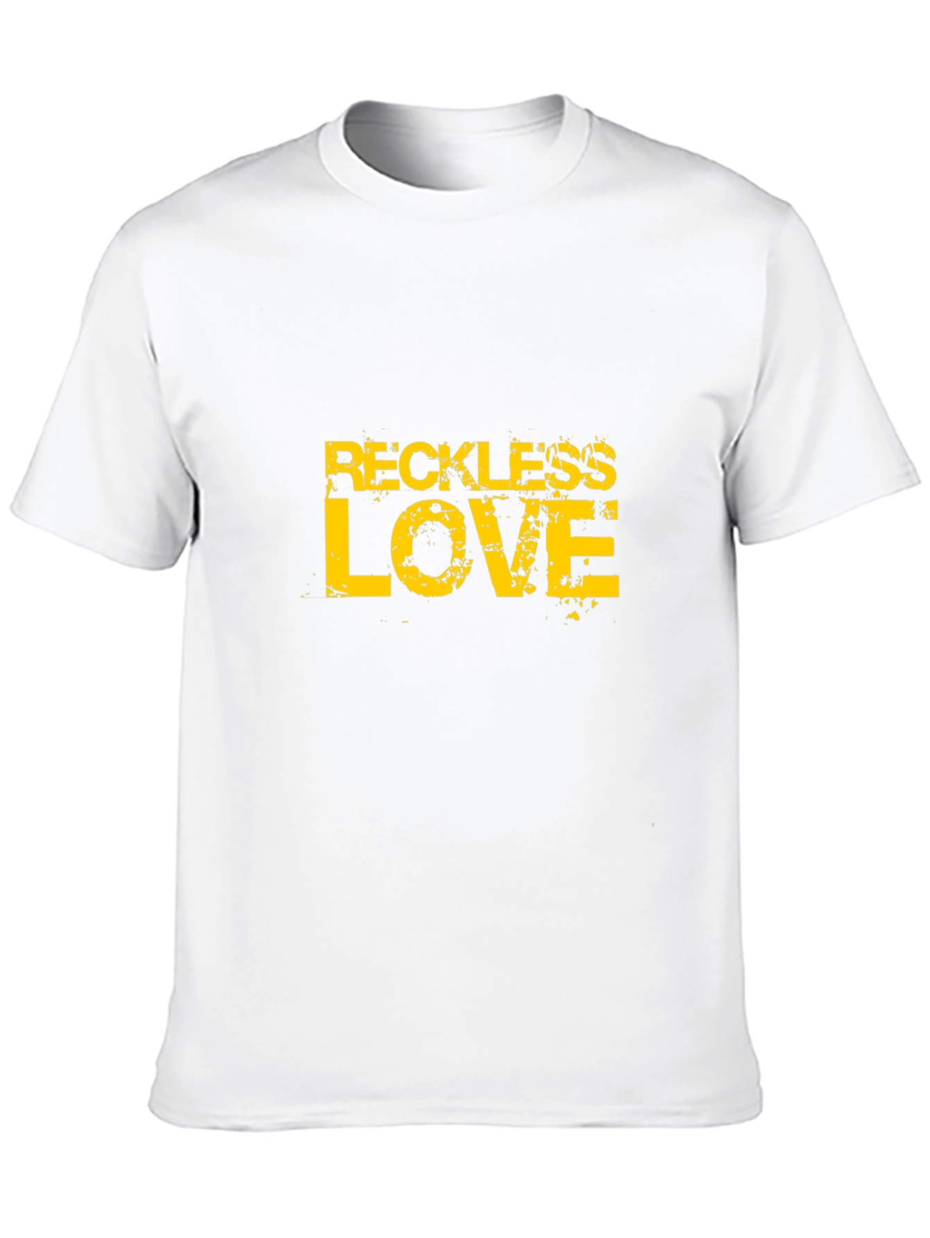 Reckless Love Graphic Print Black T-Shirt