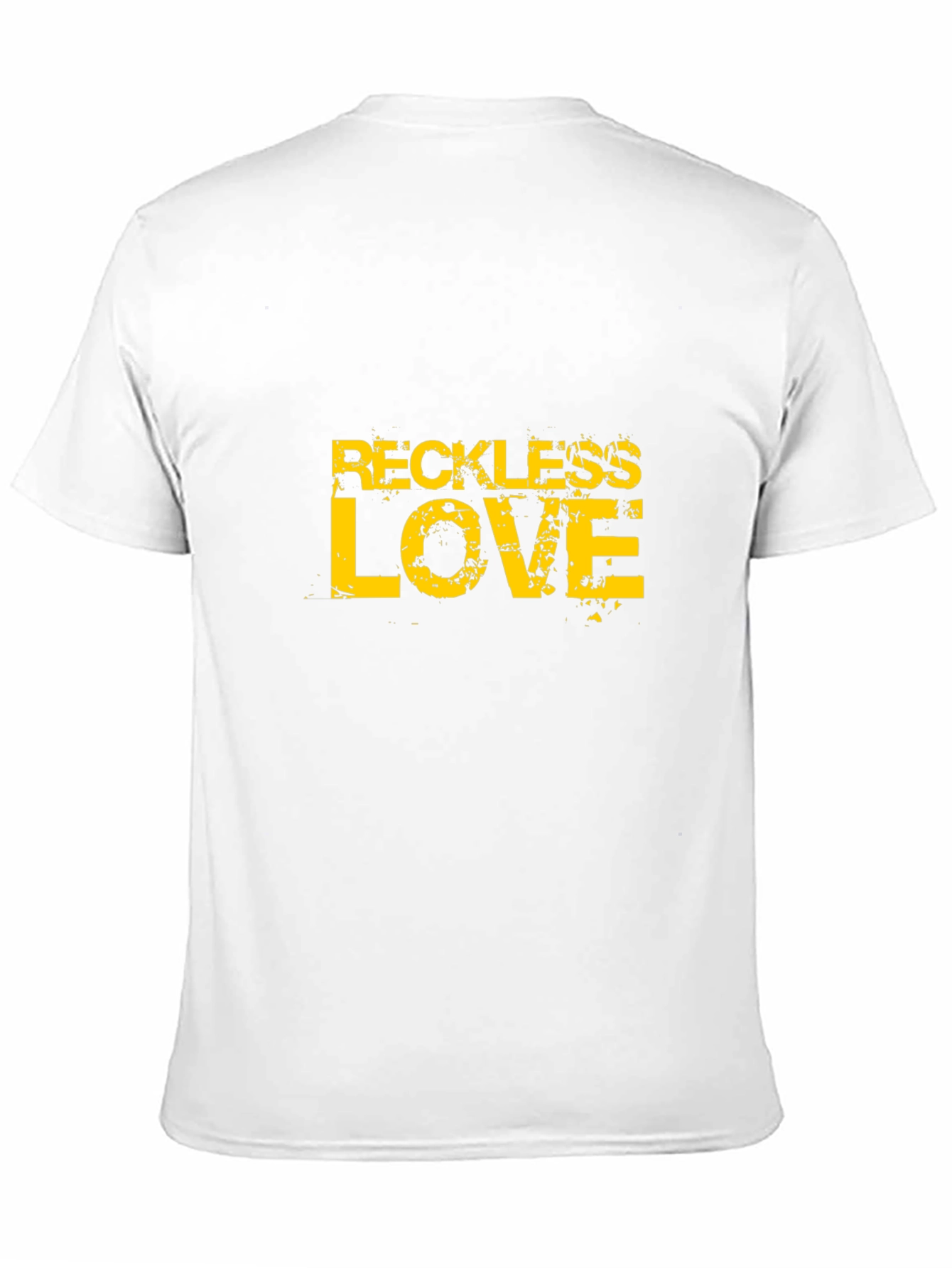 Reckless Love Graphic Print Black T-Shirt