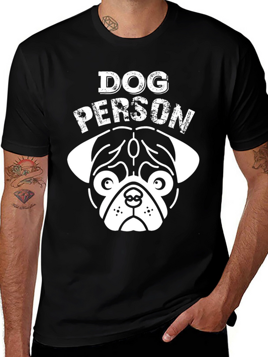 Dog Person Black Graphic Tee