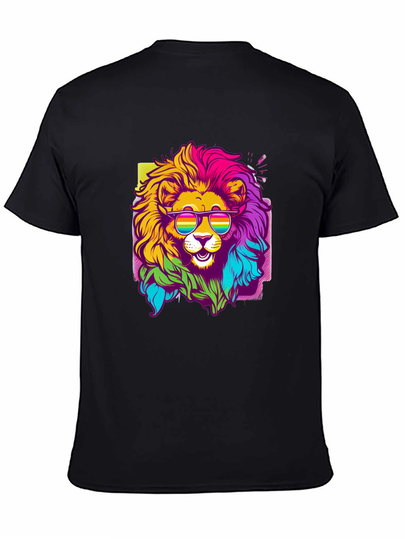 Rainbow Lion Graphic Tee