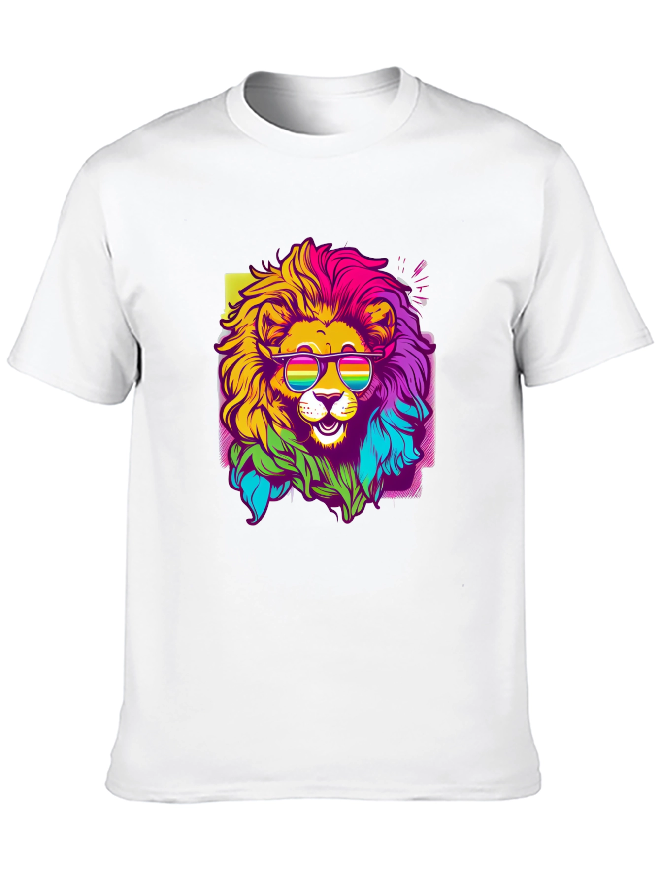 Rainbow Lion Graphic Tee