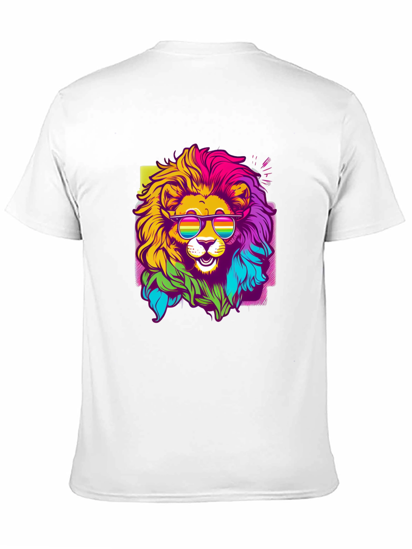 Rainbow Lion Graphic Tee