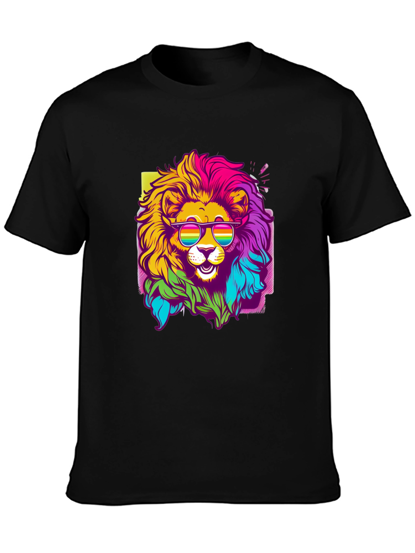 Rainbow Lion Graphic Tee