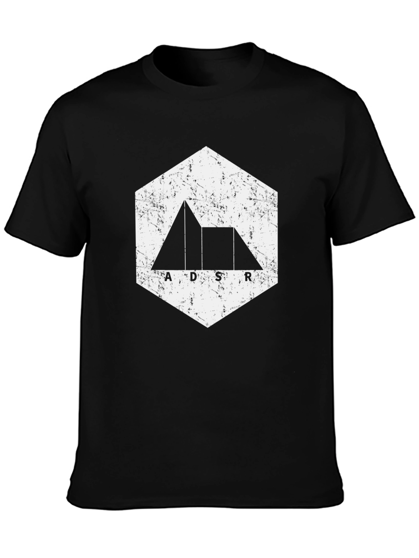 ADSR Hexagon Graphic Black T-Shirt