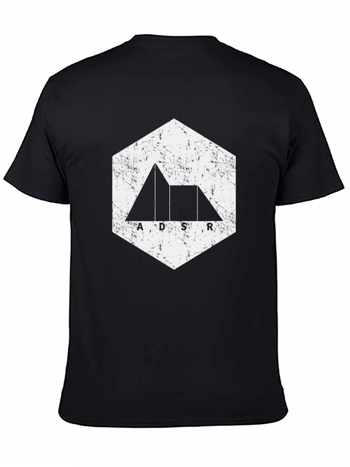 ADSR Hexagon Graphic Black T-Shirt