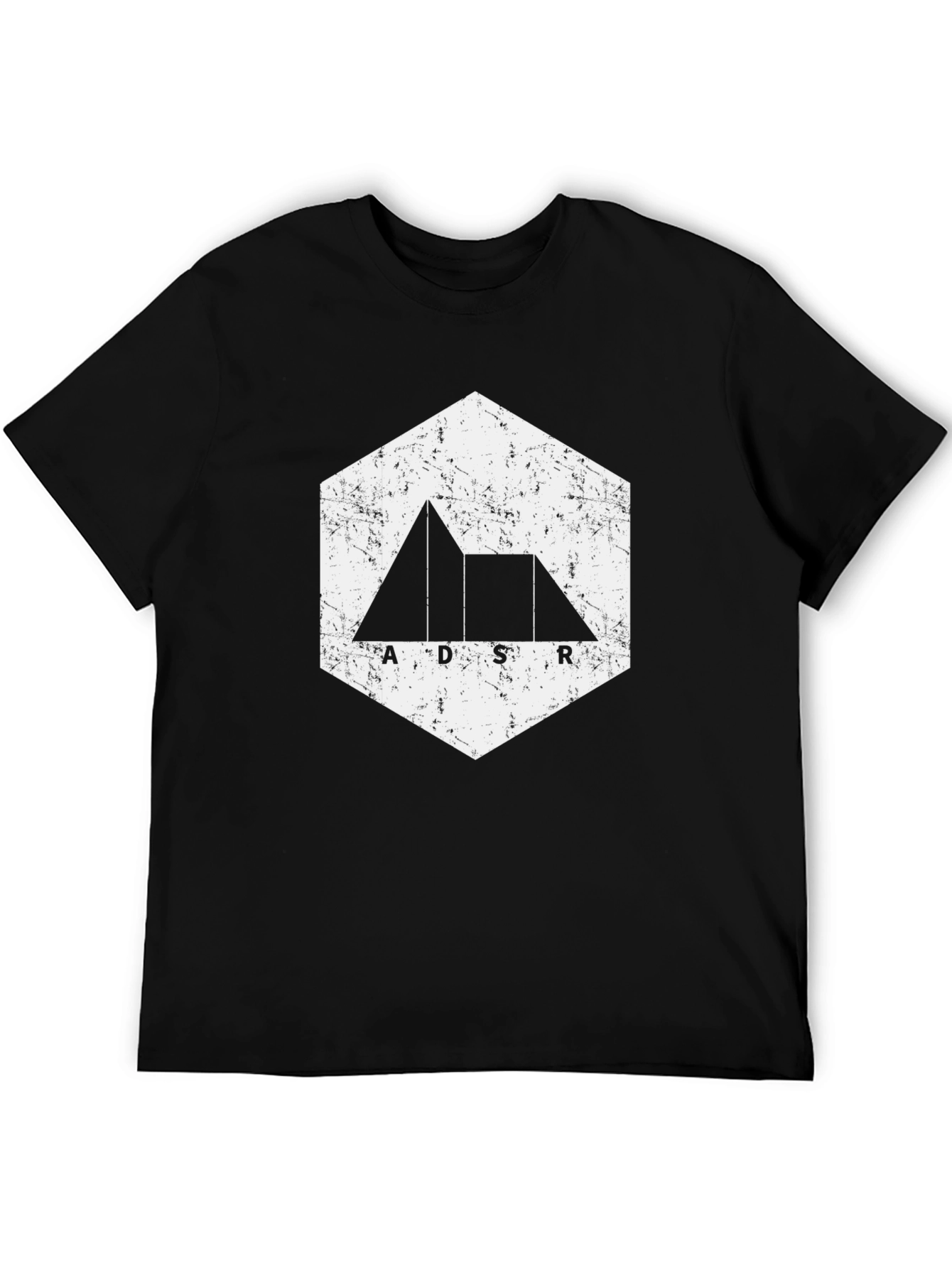 ADSR Hexagon Graphic Black T-Shirt