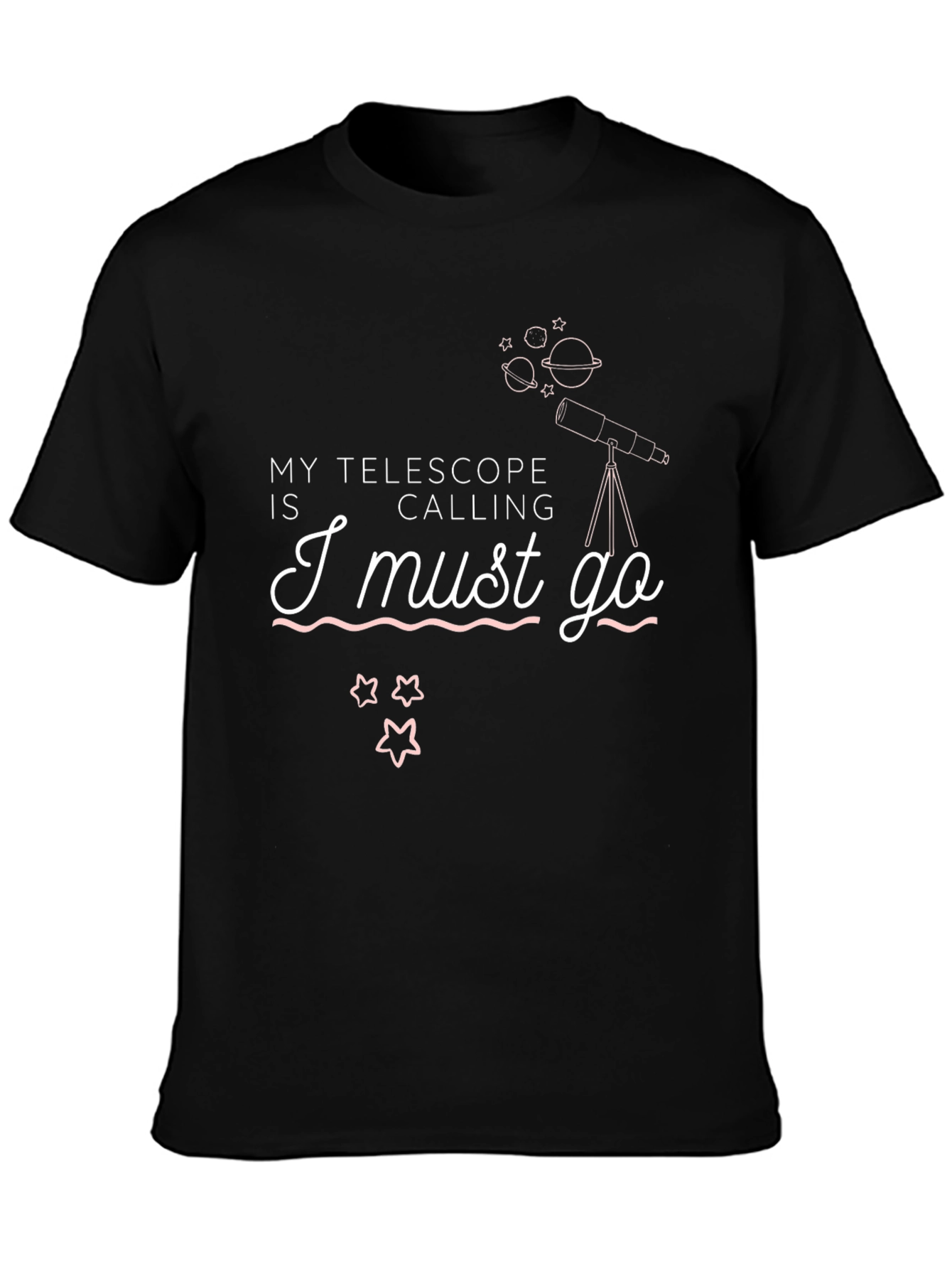 Telescope Calling T-Shirt - Astronomy Lover Tee