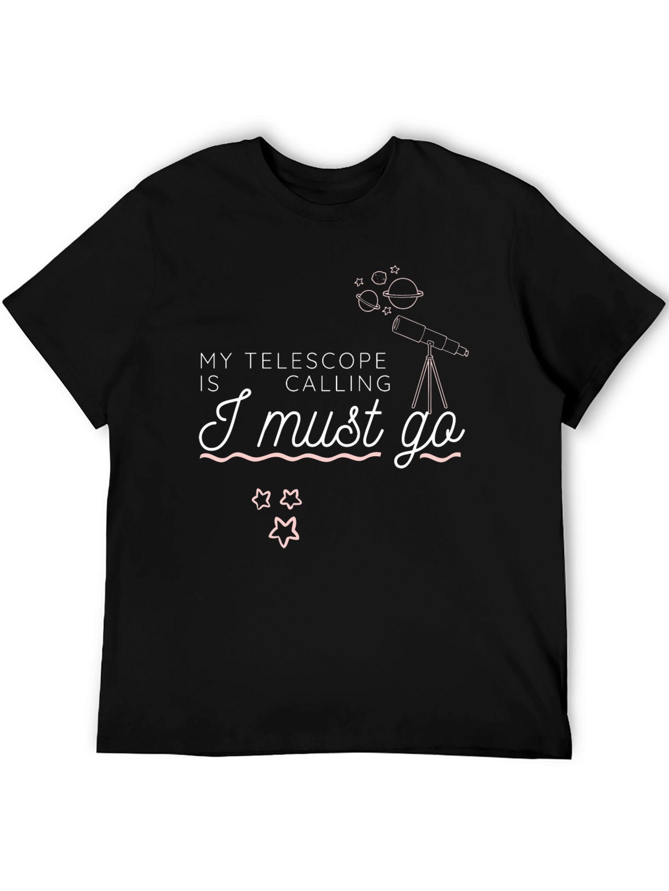 Telescope Calling T-Shirt - Astronomy Lover Tee