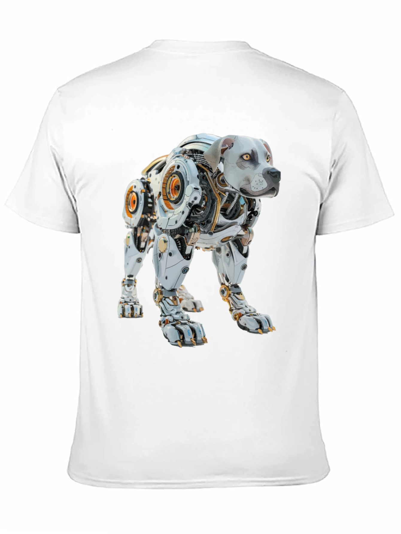 Robotic Dog T-Shirt - Cyberpunk Style