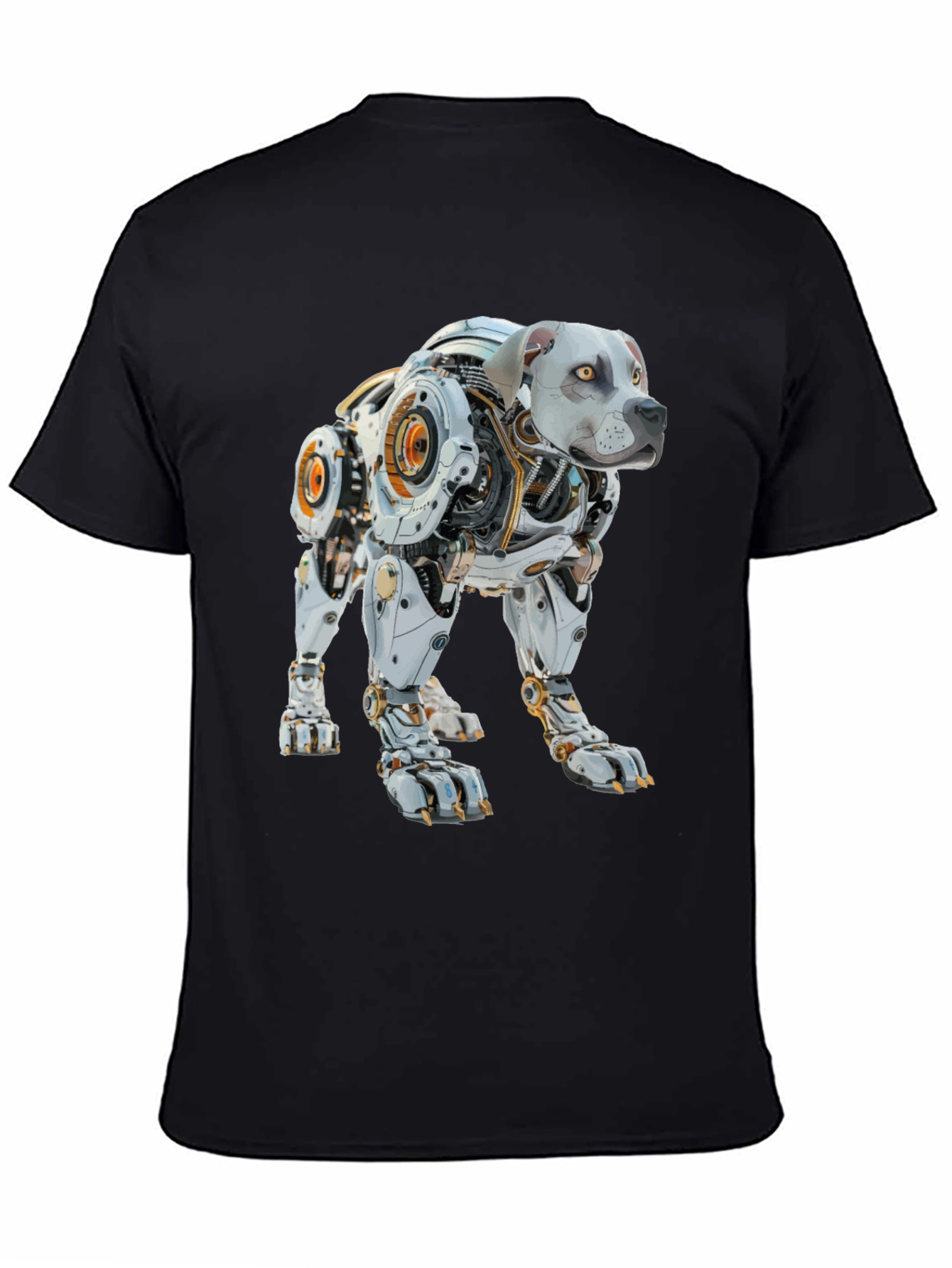 Robotic Dog T-Shirt - Cyberpunk Style
