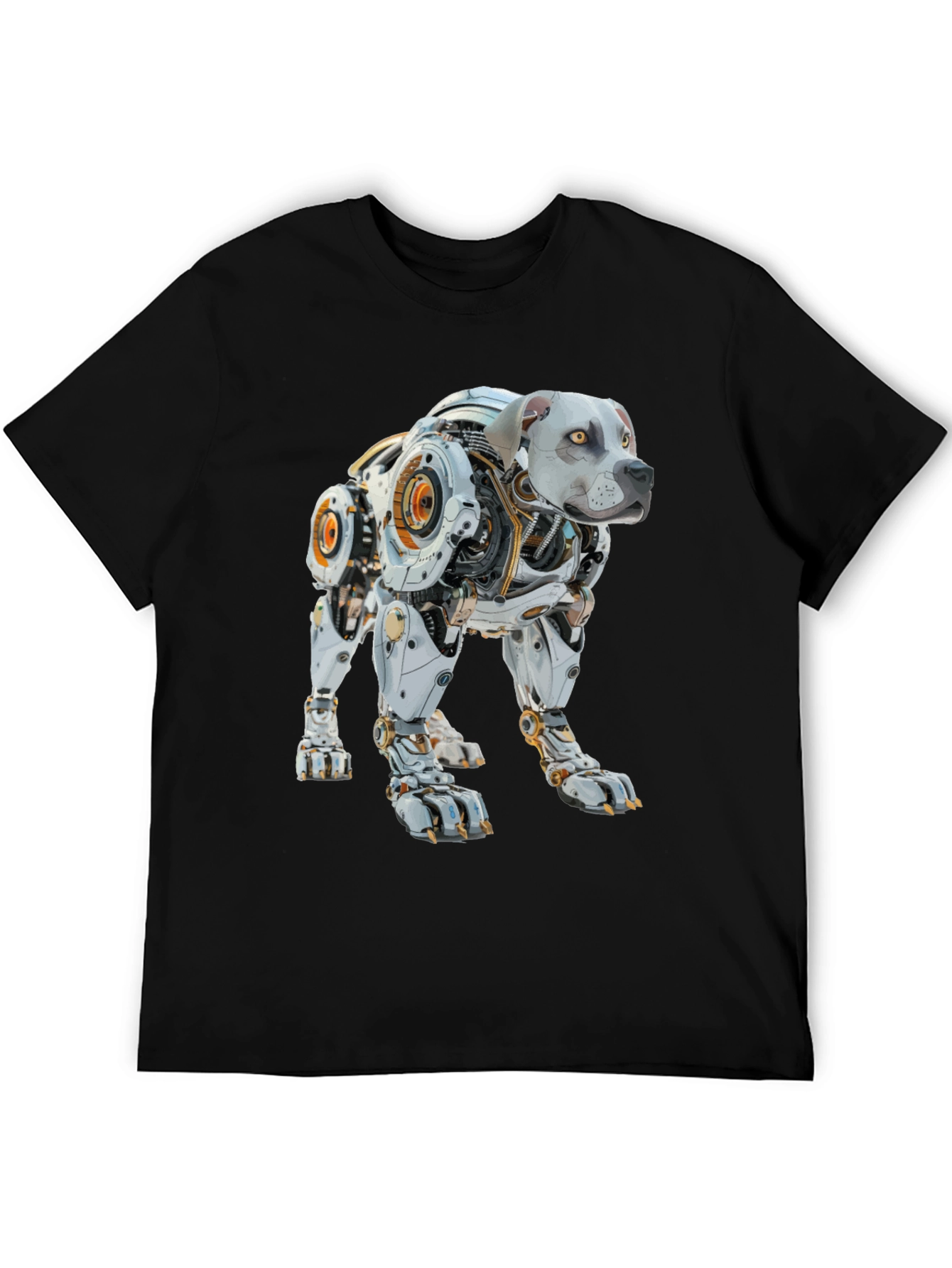 Robotic Dog T-Shirt - Cyberpunk Style
