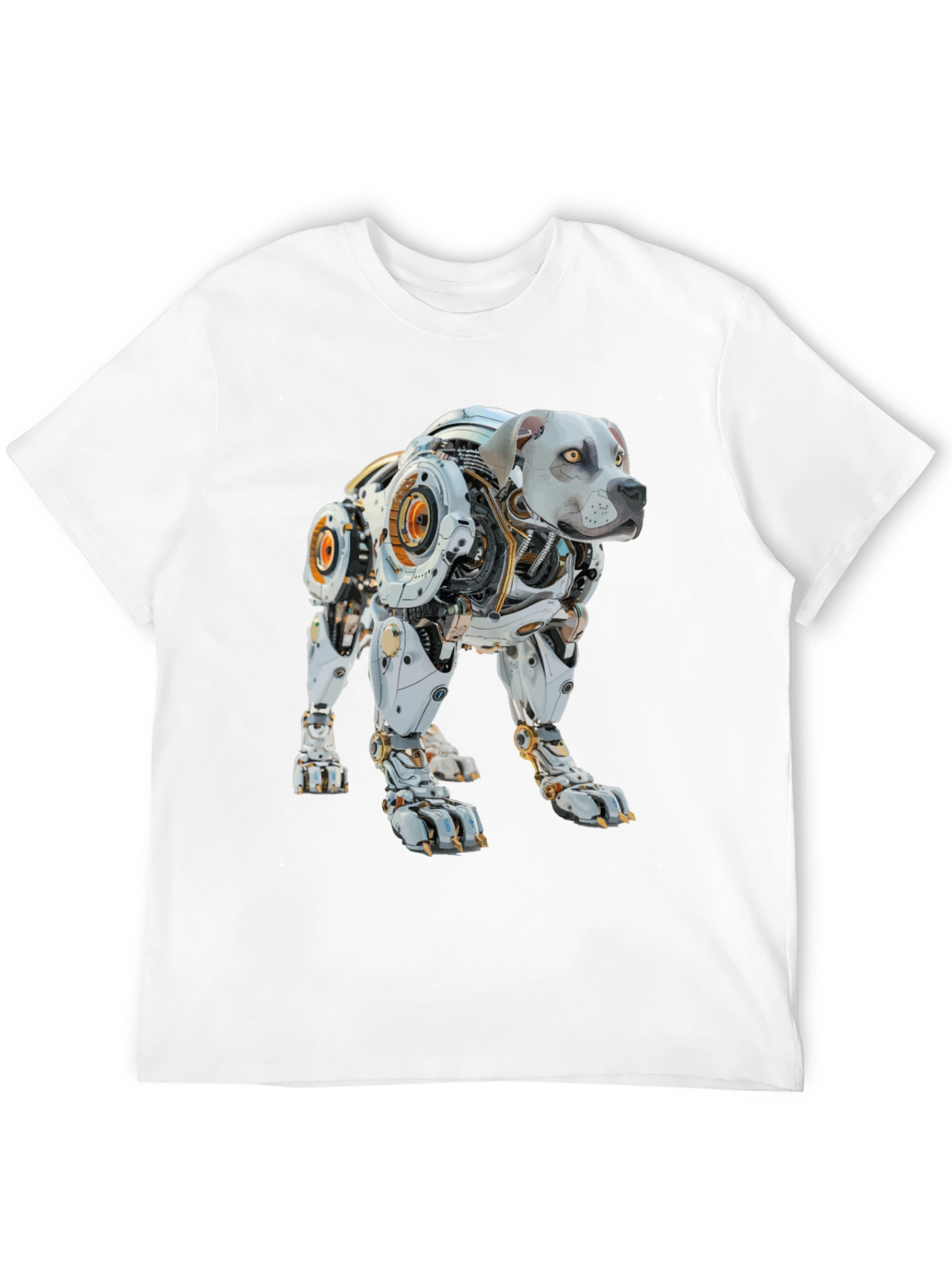 Robotic Dog T-Shirt - Cyberpunk Style