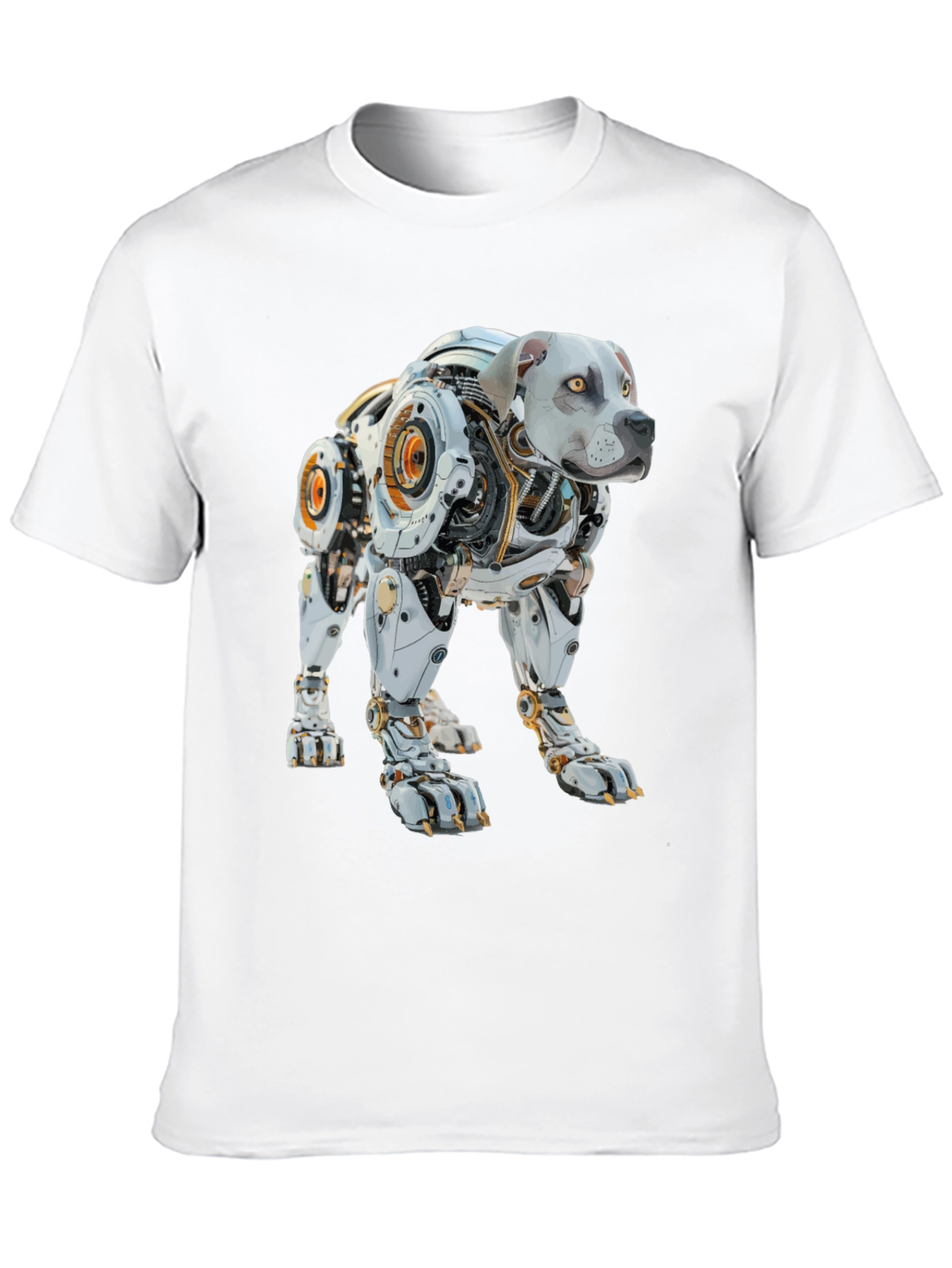 Robotic Dog T-Shirt - Cyberpunk Style
