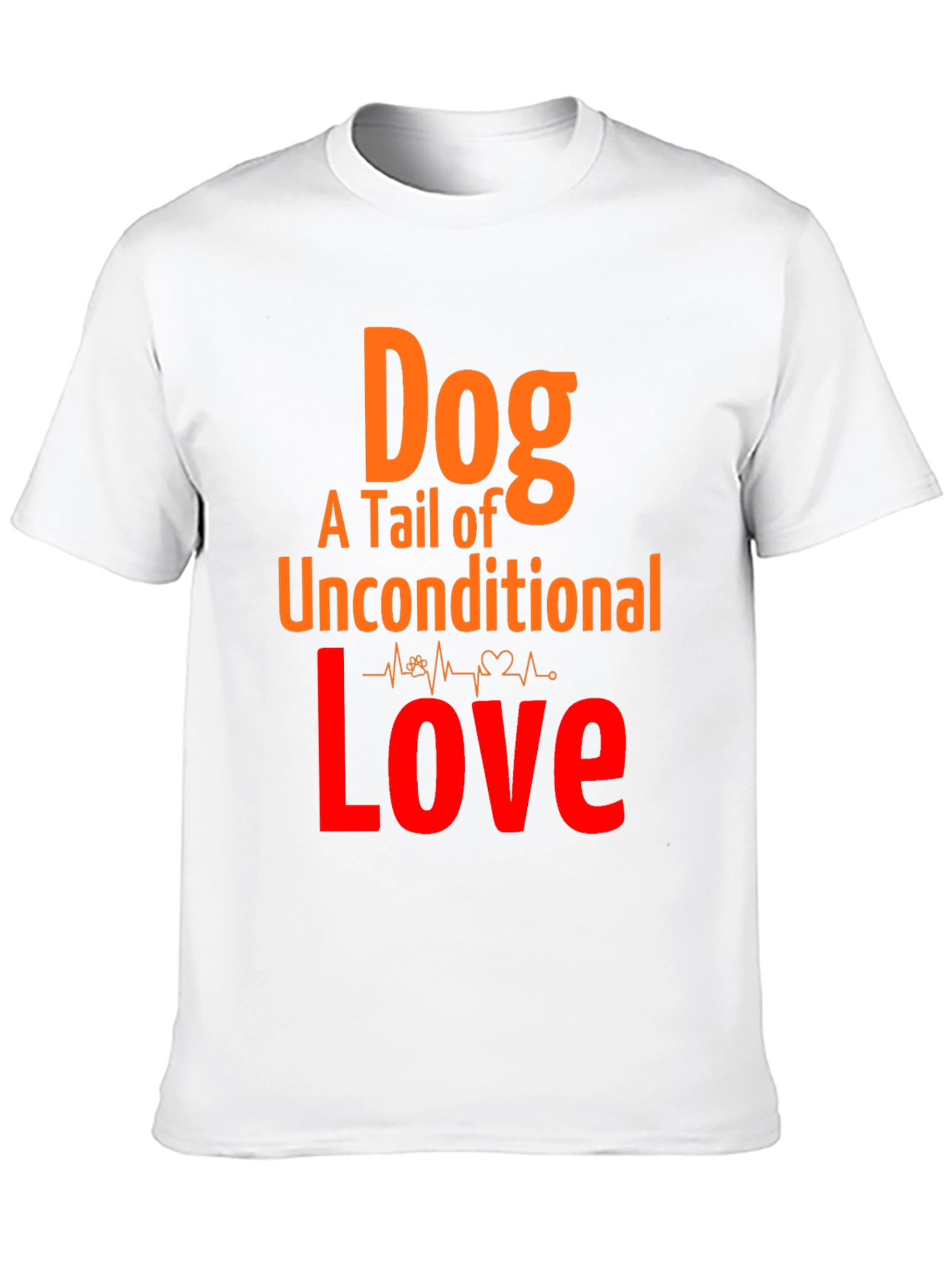 Dog Love Graphic Tee - Unconditional Tail of Love