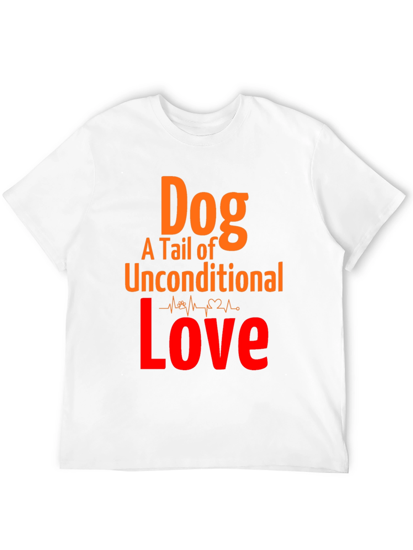 Dog Love Graphic Tee - Unconditional Tail of Love