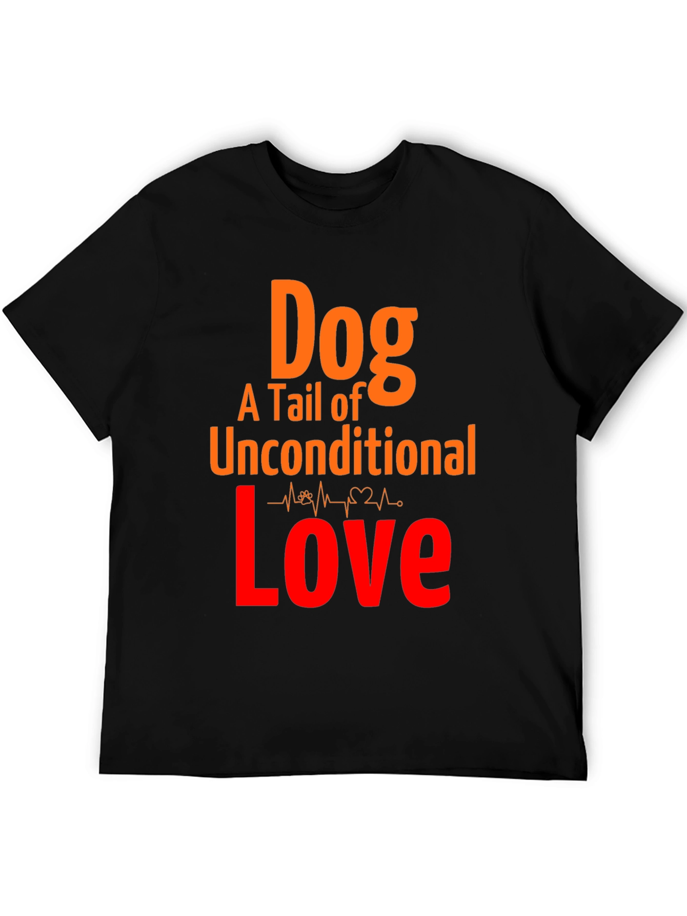 Dog Love Graphic Tee - Unconditional Tail of Love
