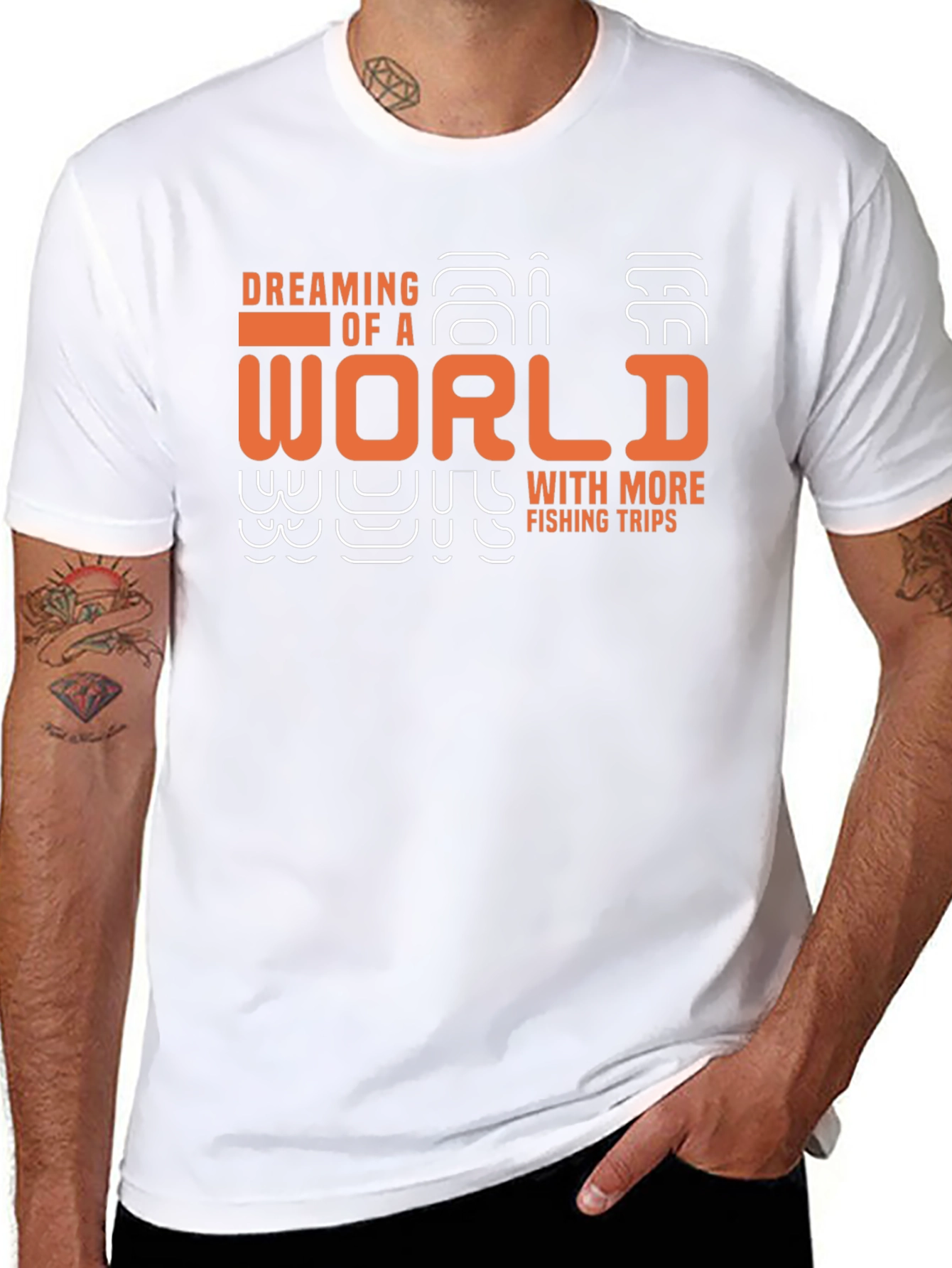Dreaming of Fishing Trips Graphic T-Shirt