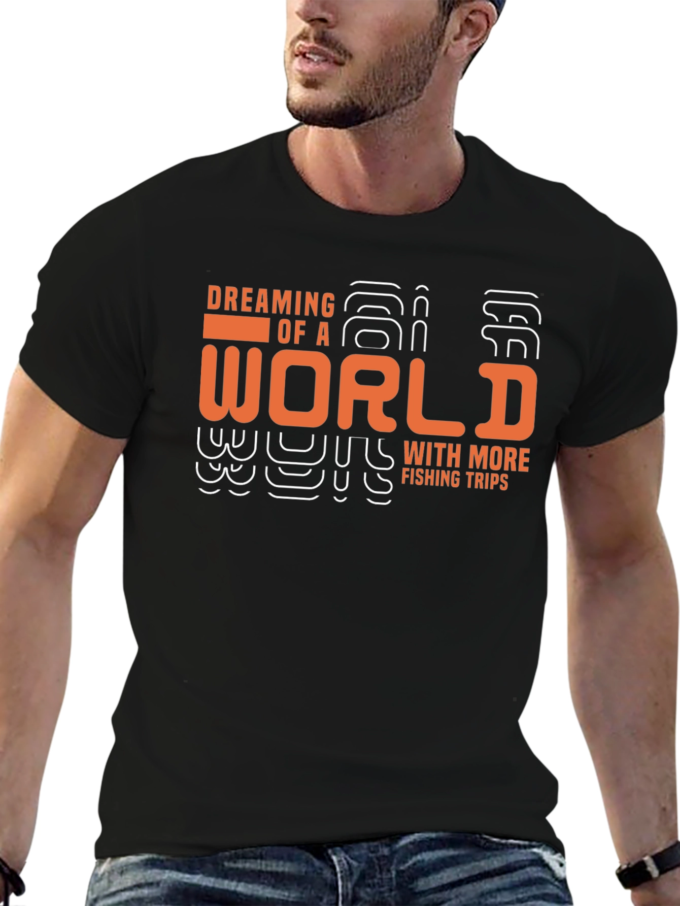 Dreaming of Fishing Trips Graphic T-Shirt