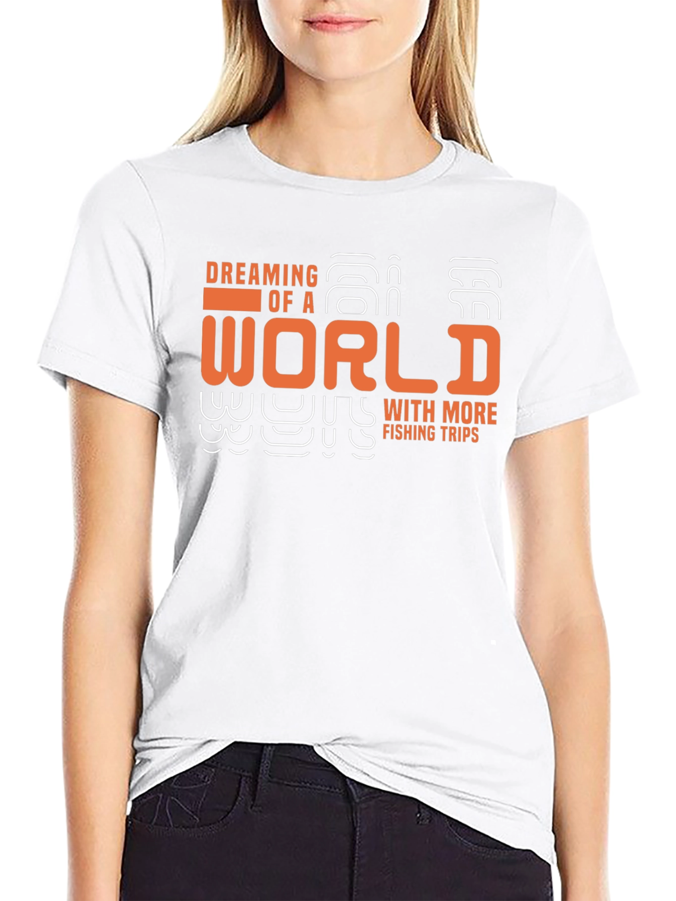 Dreaming of Fishing Trips Graphic T-Shirt