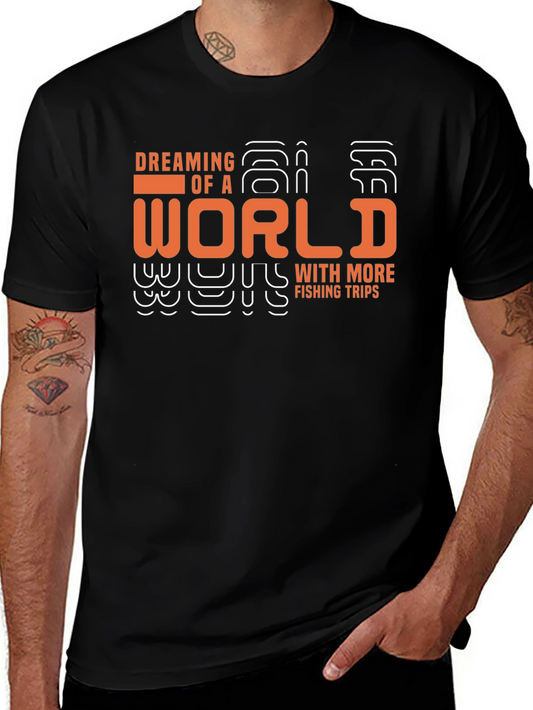 Dreaming of Fishing Trips Graphic T-Shirt