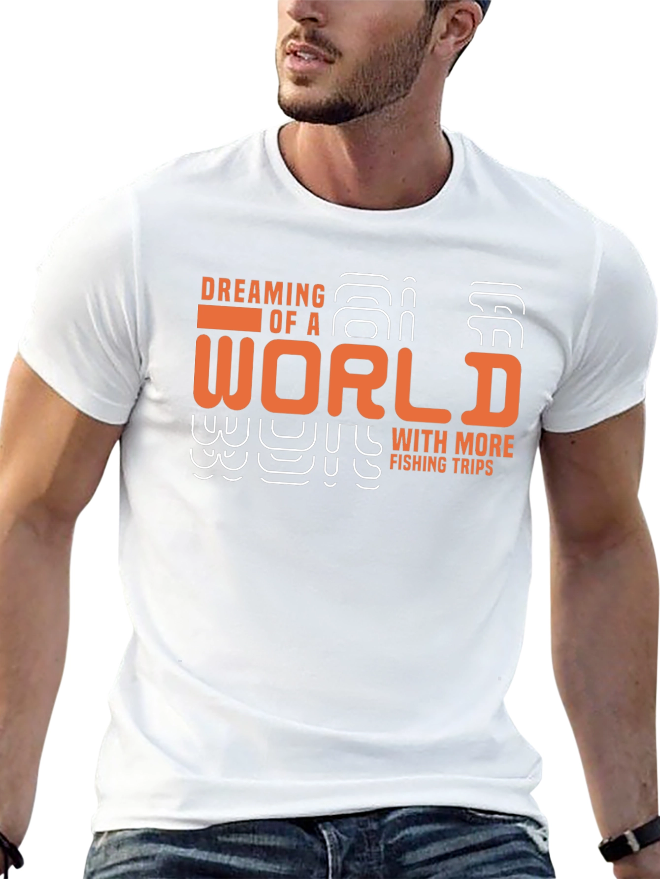 Dreaming of Fishing Trips Graphic T-Shirt