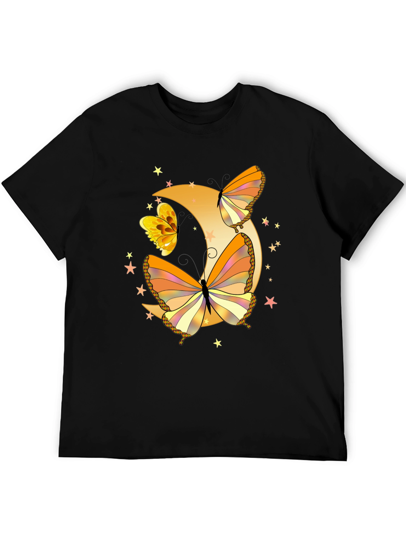 Butterfly Moon Graphic Tee - Stylish Comfort