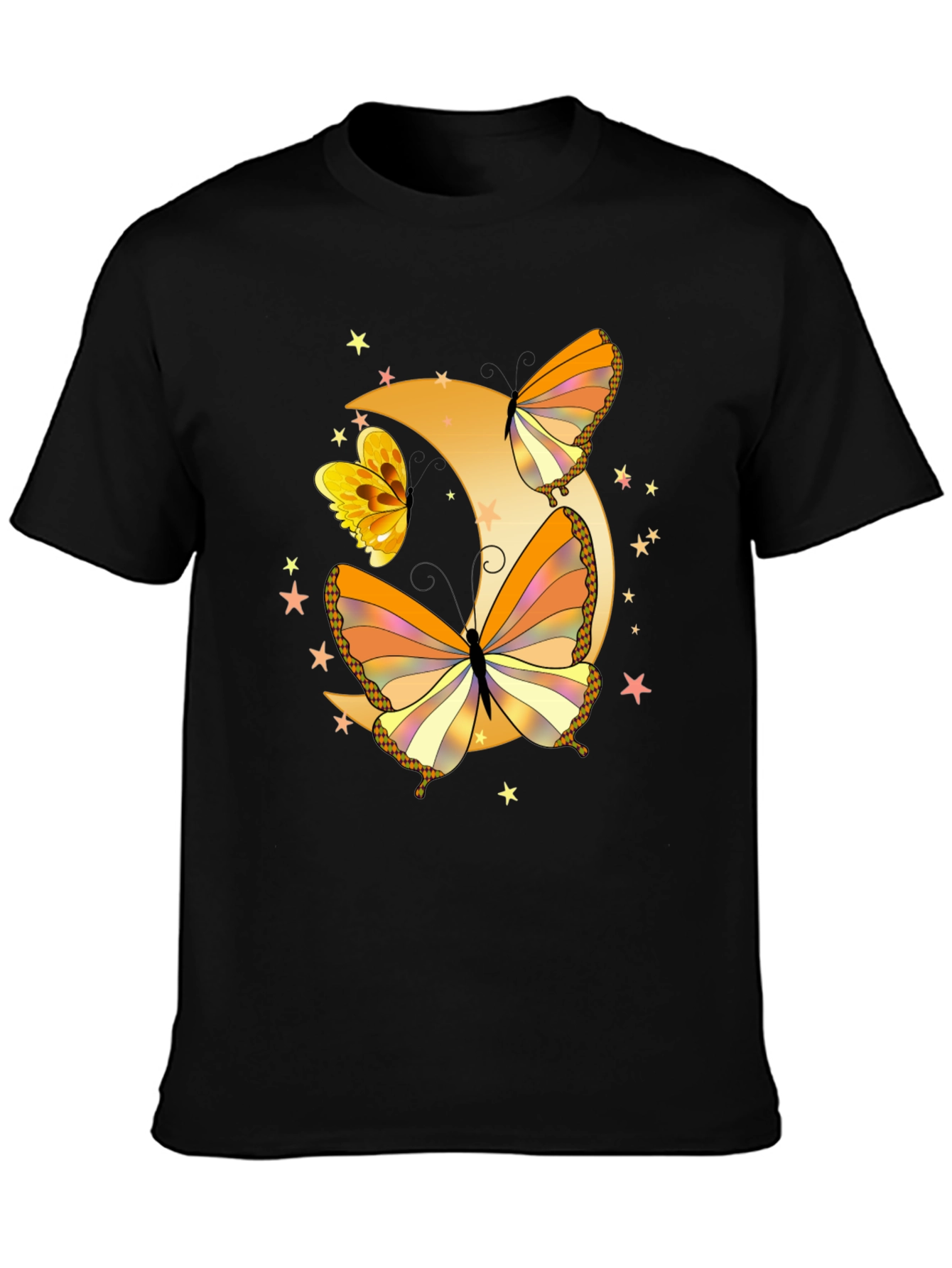 Butterfly Moon Graphic Tee - Stylish Comfort
