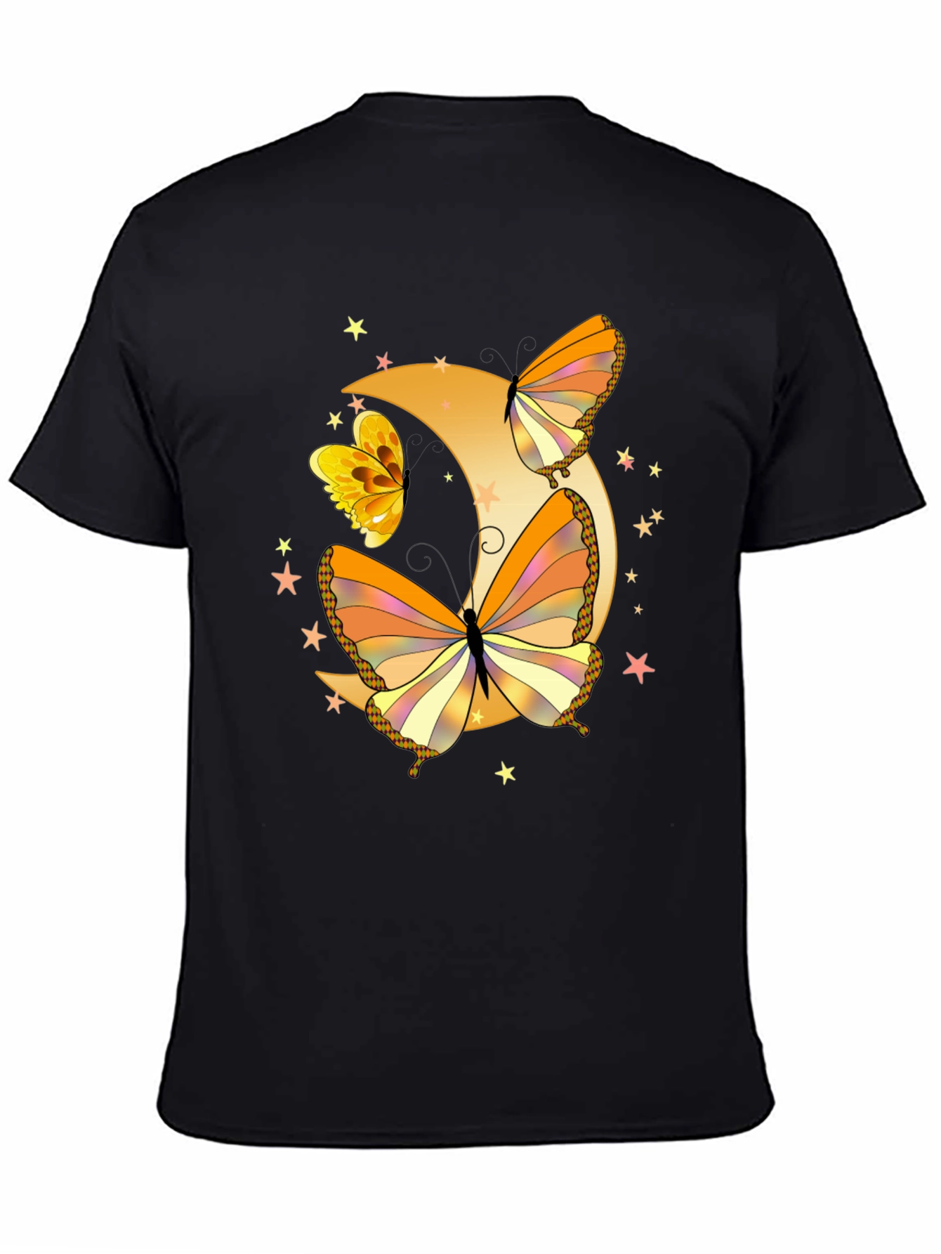 Butterfly Moon Graphic Tee - Stylish Comfort