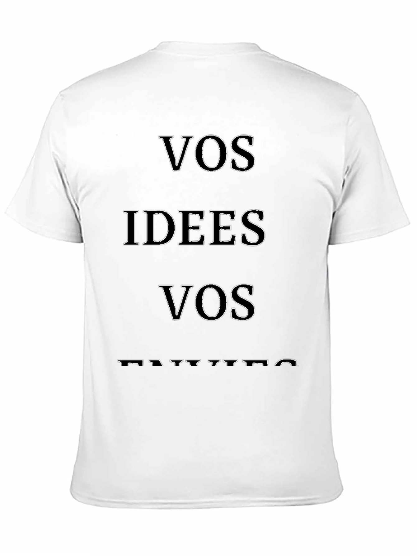 Vos Ideas Vos Datos Black Graphic Tee