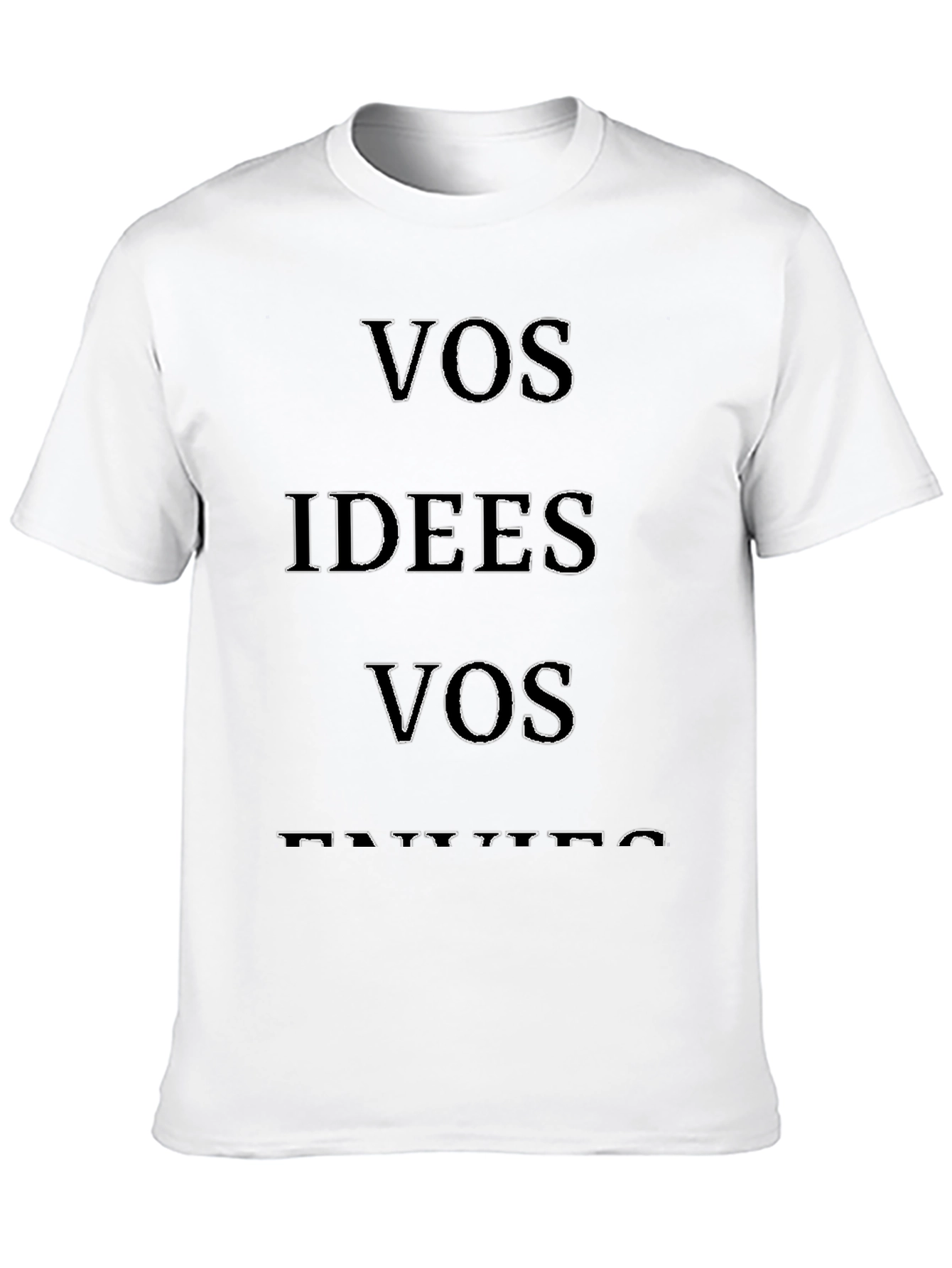 Vos Ideas Vos Datos Black Graphic Tee