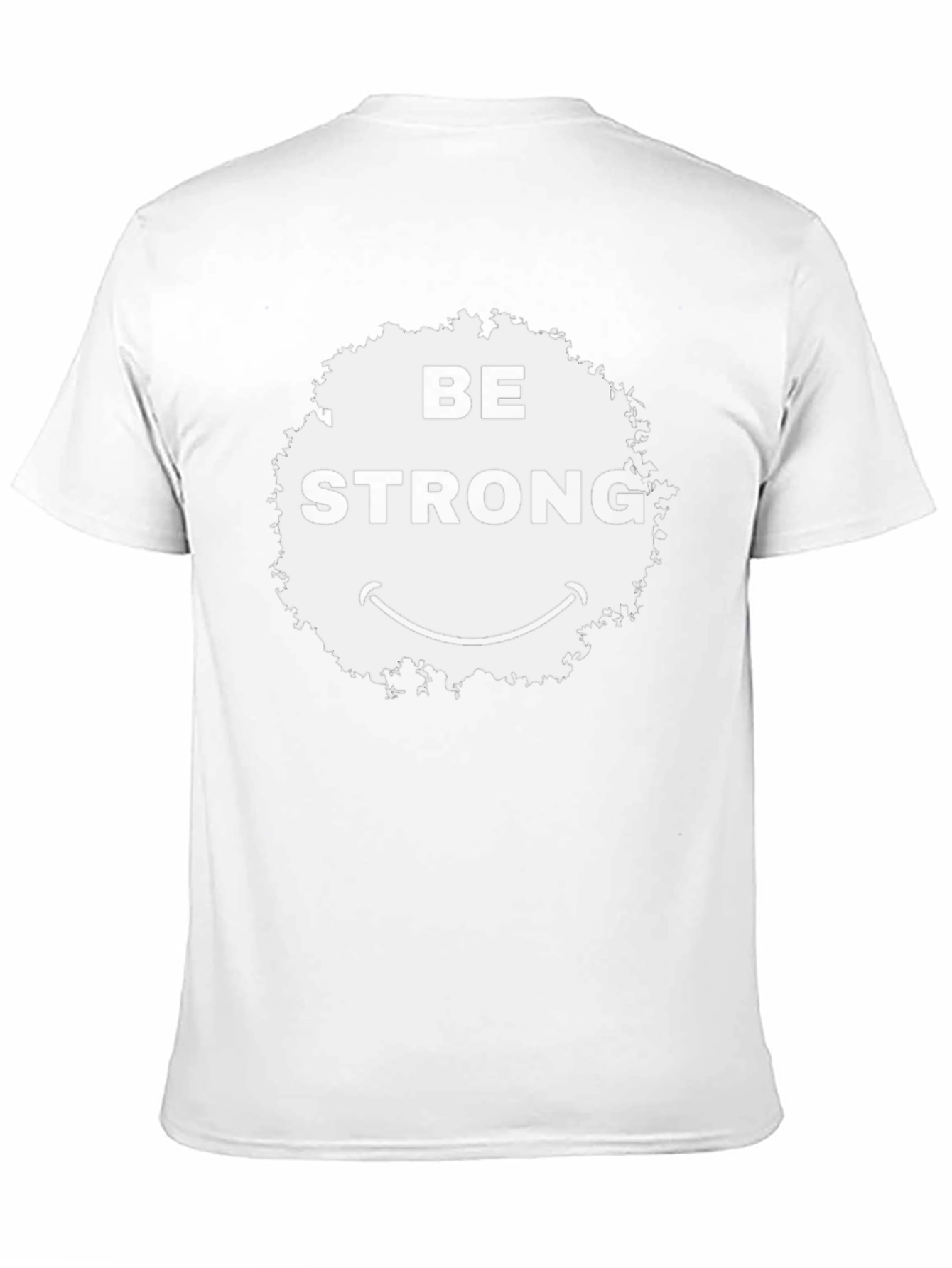 Be Strong Graphic Tee - Black Casual T-Shirt