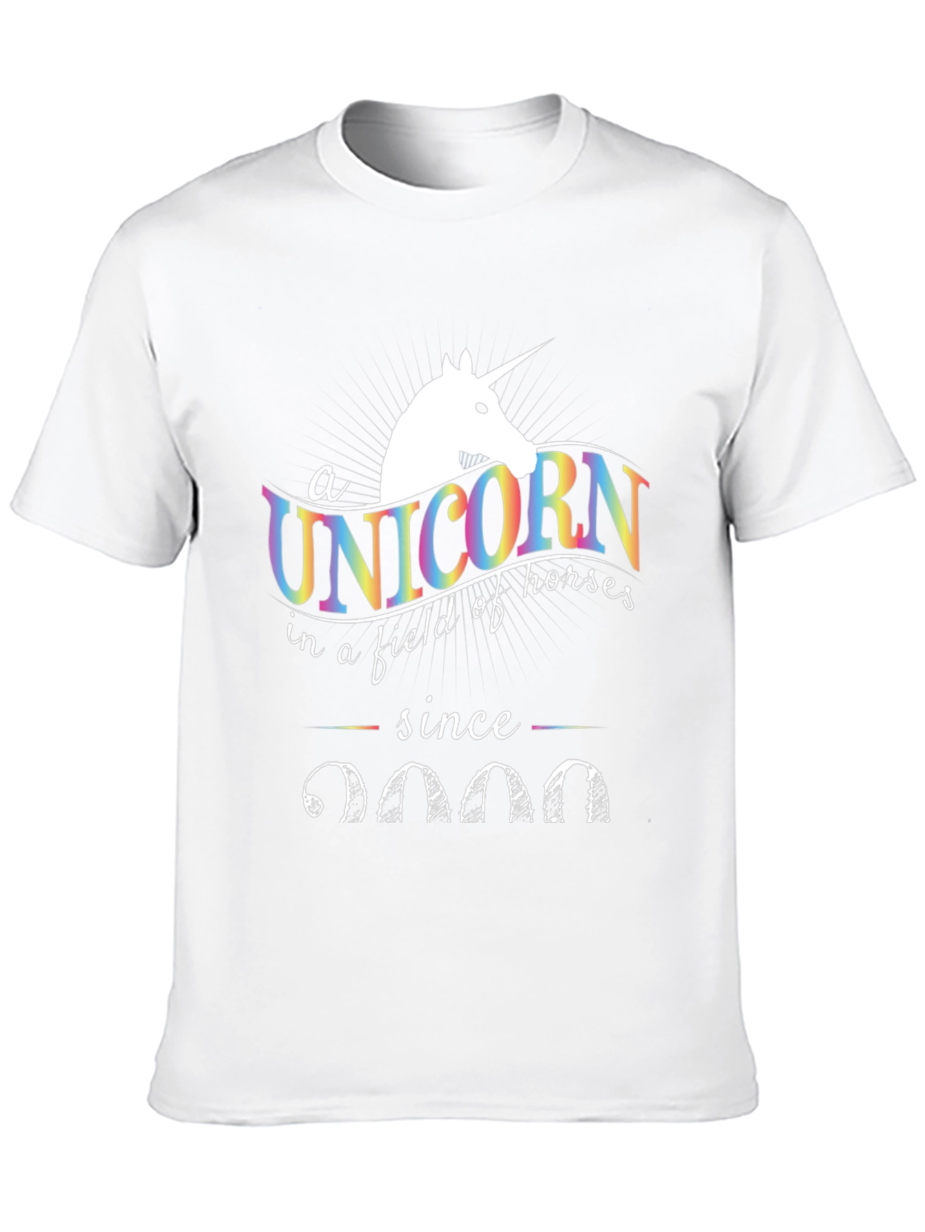 Unicorn Since [Year] T-Shirt