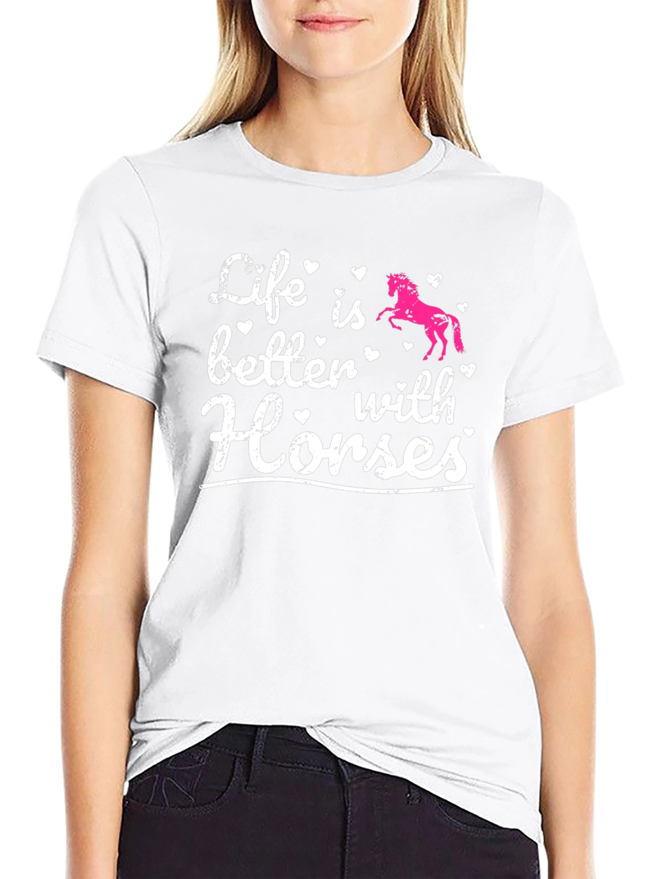 Life is Better with Horses T-Shirt
