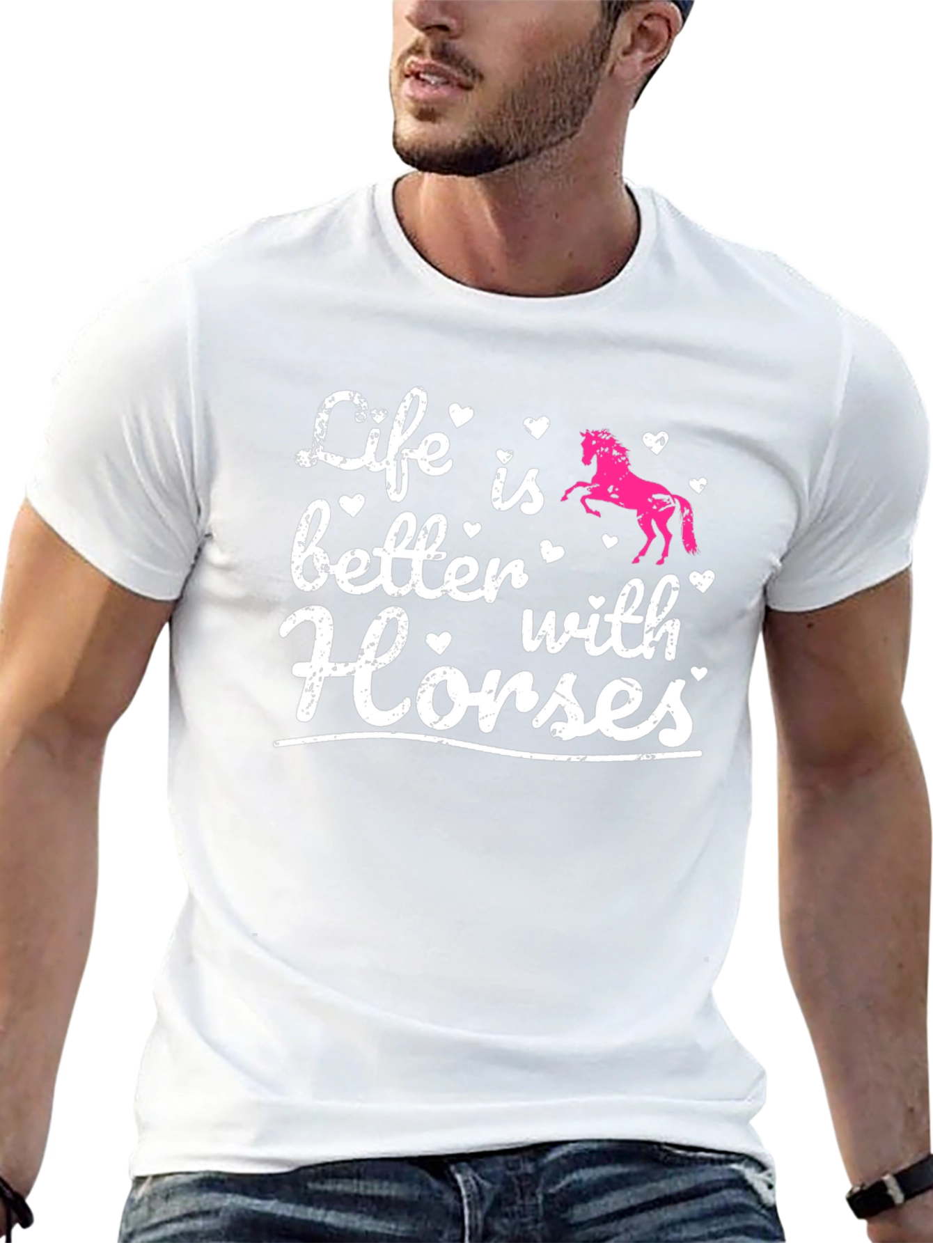 Life is Better with Horses T-Shirt