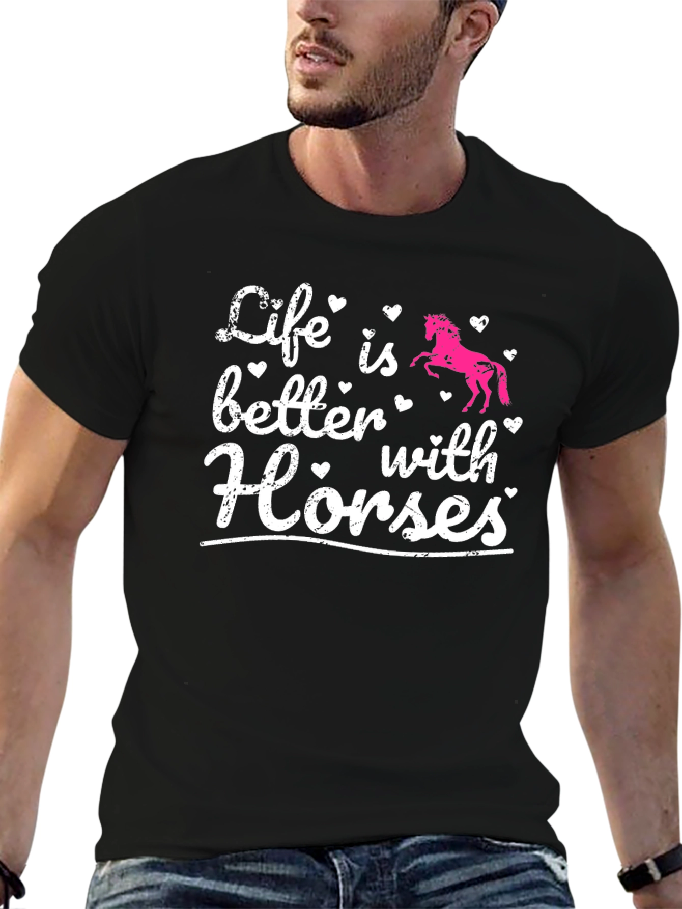 Life is Better with Horses T-Shirt