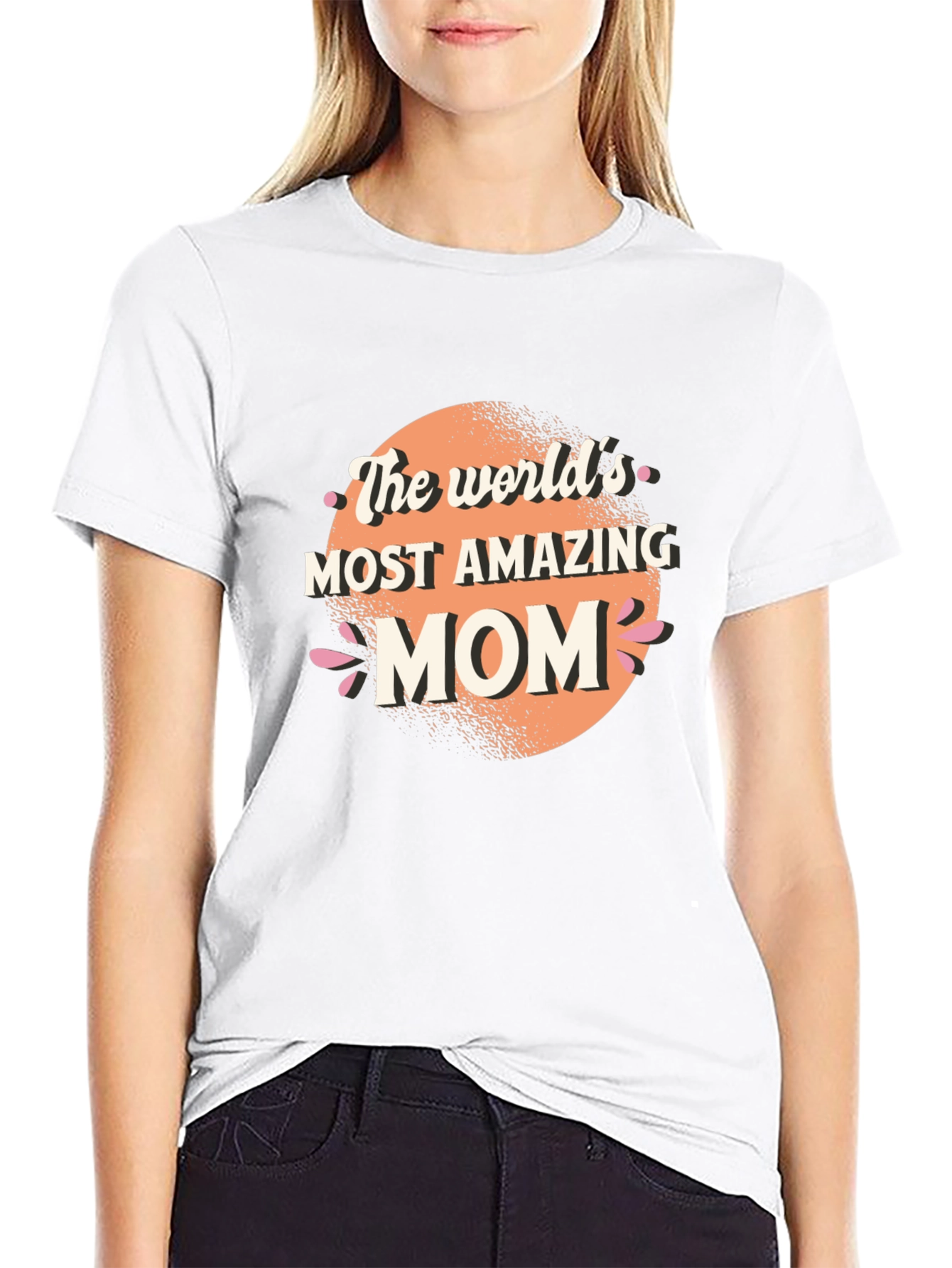 Worlds Most Amazing Mom T-Shirt - Black