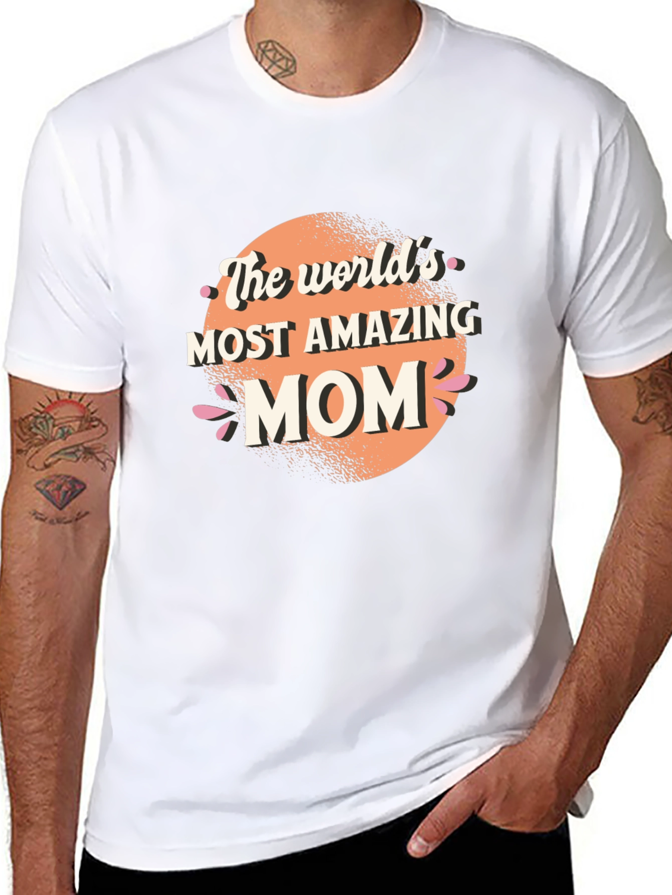 Worlds Most Amazing Mom T-Shirt - Black