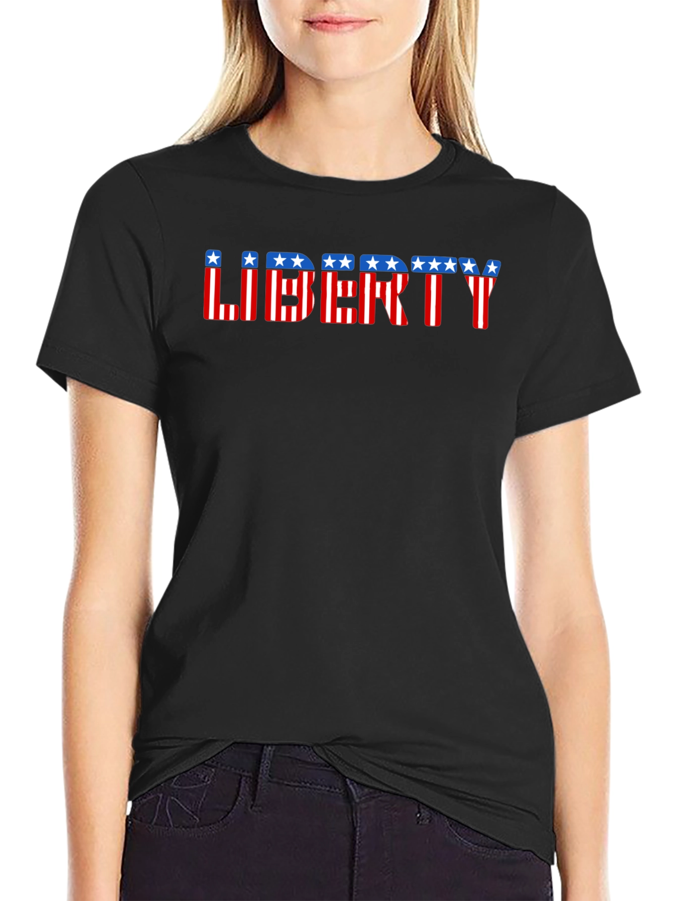 Liberty Patriotic Graphic T-Shirt
