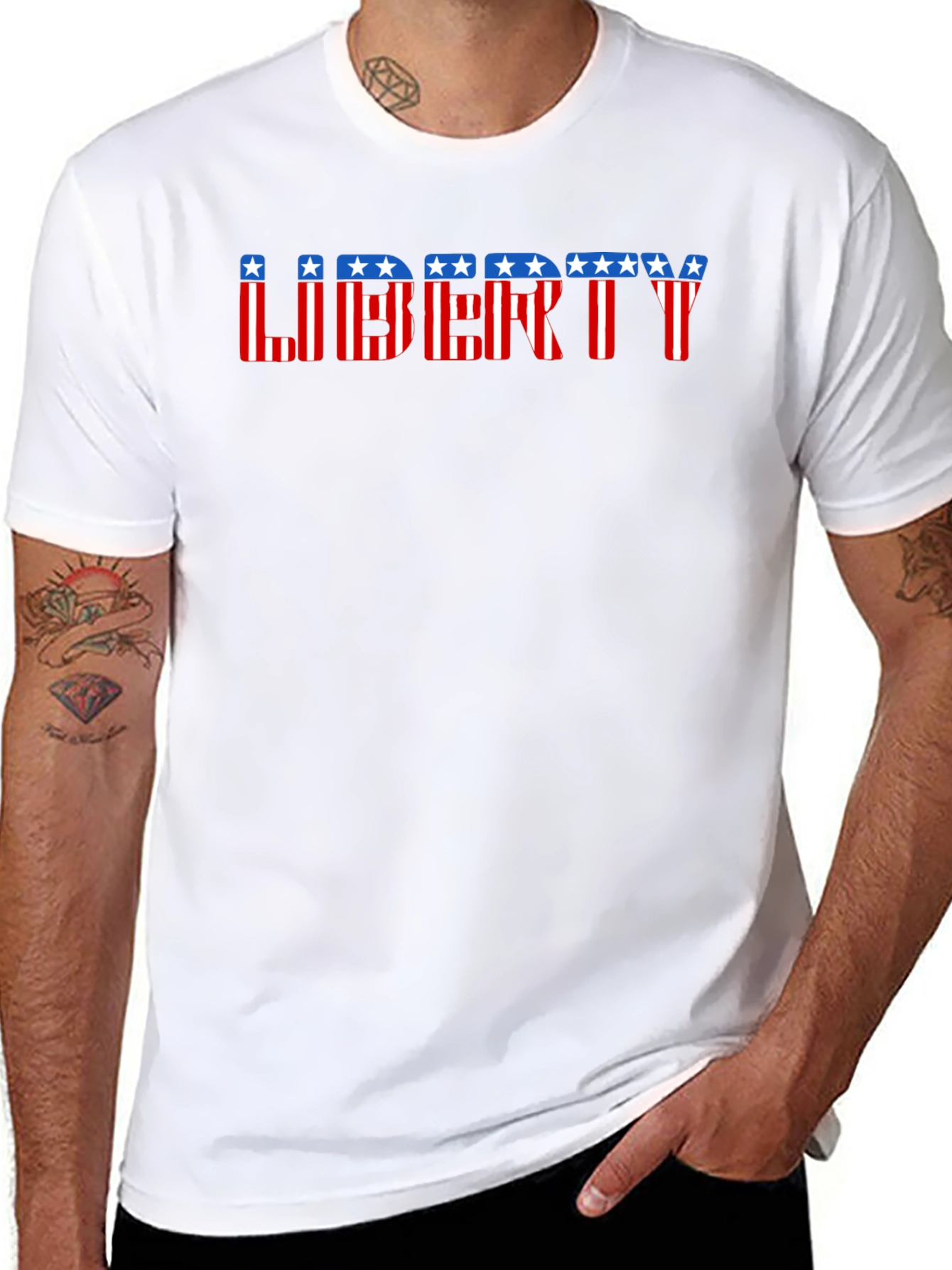 Liberty Patriotic Graphic T-Shirt